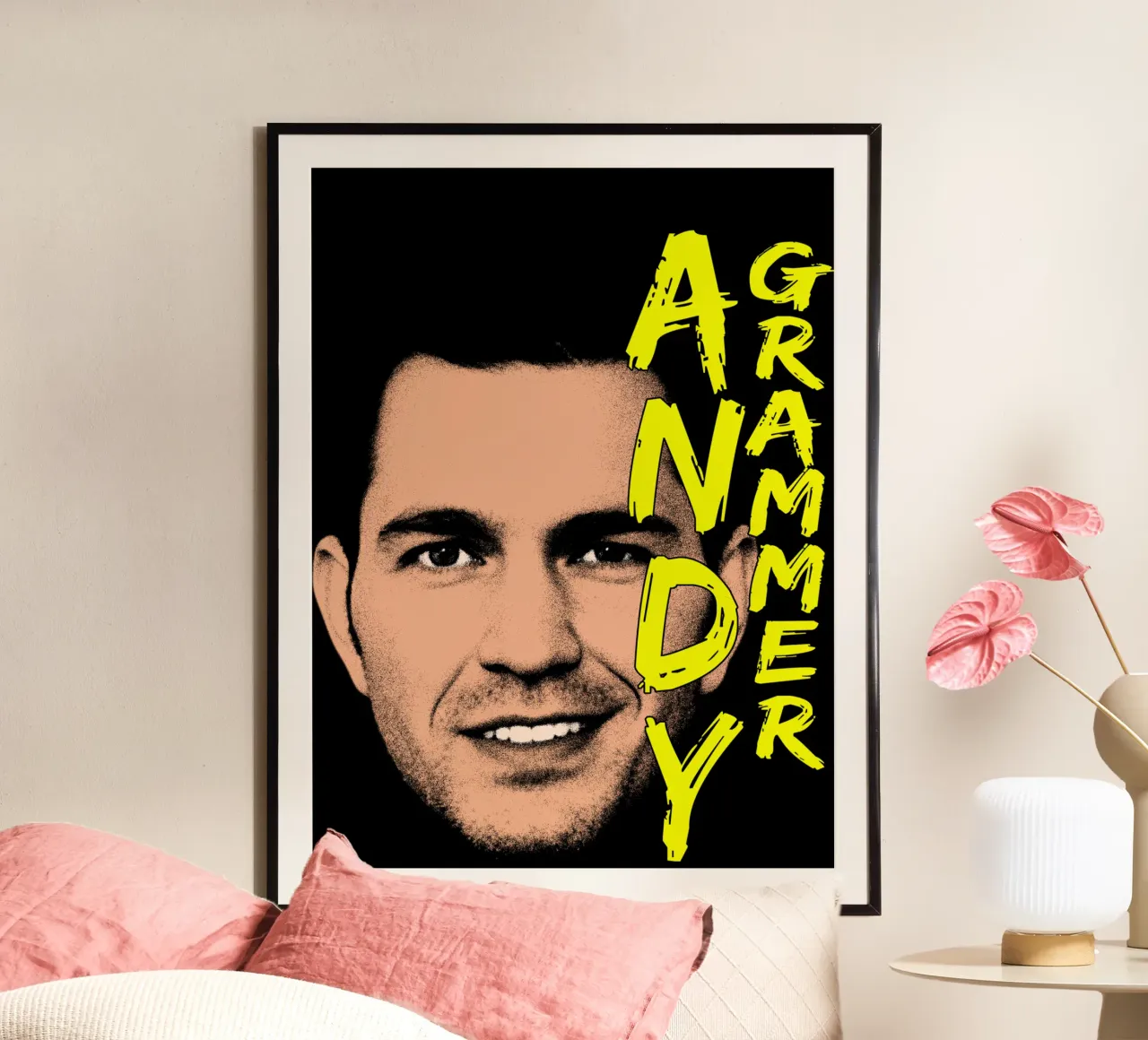 Grunge Style Andy Grammer Poster von grass.studio_