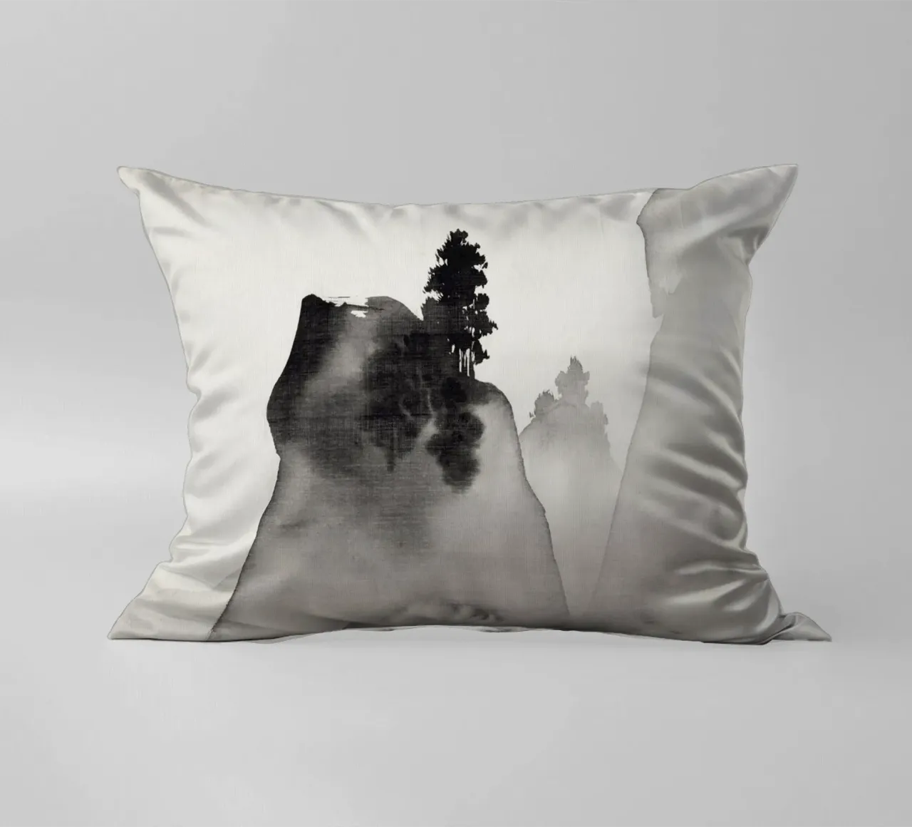 Mountains (right from the triptych Three Evening Scenes) cuscino da vintageshop
