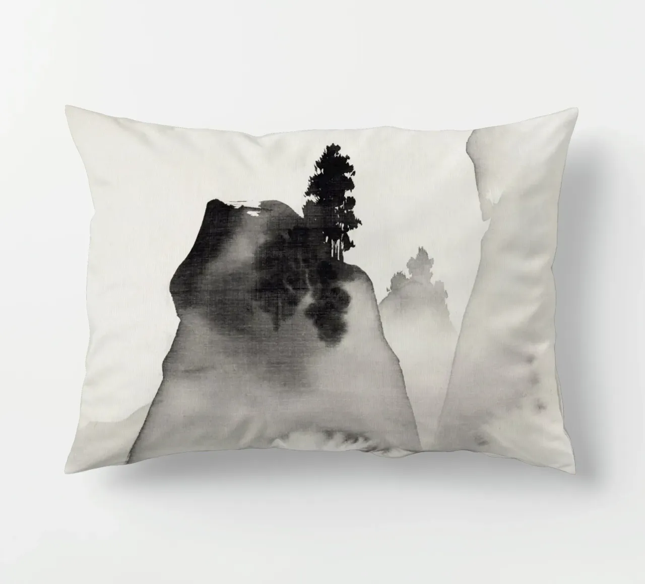 Mountains (right from the triptych Three Evening Scenes) cuscino da vintageshop