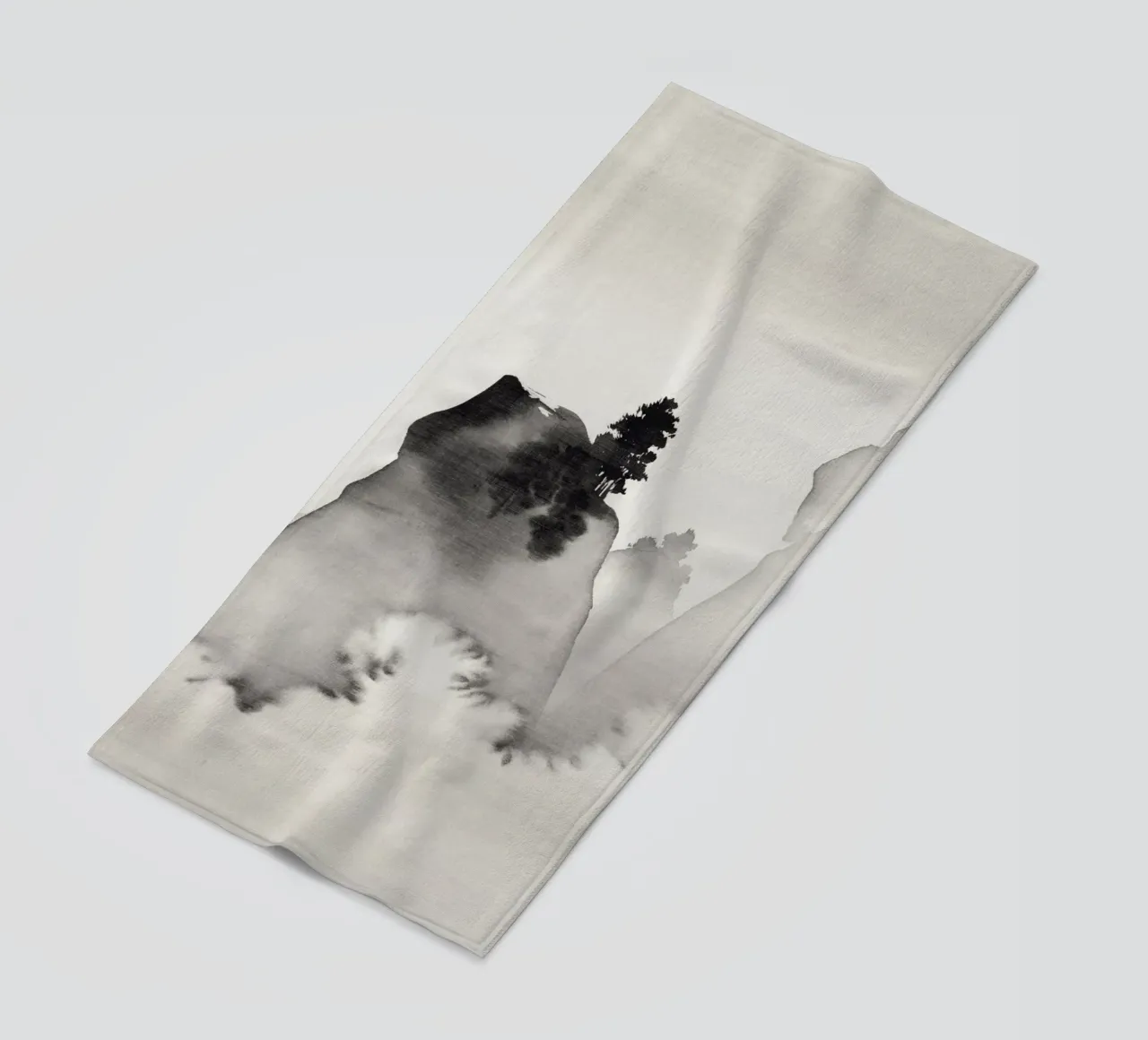 Mountains (right from the triptych Three Evening Scenes) telo mare da vintageshop
