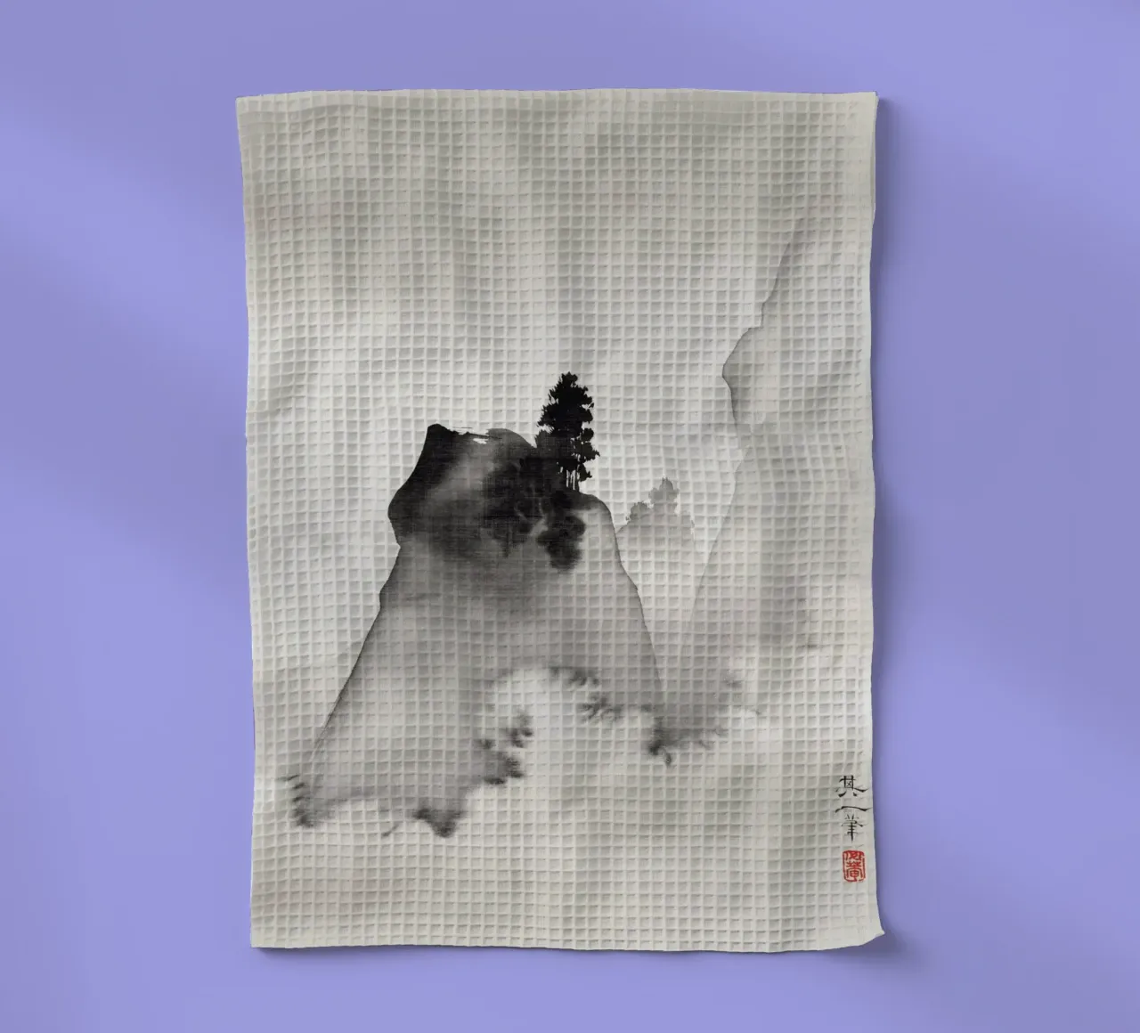 Mountains (right from the triptych Three Evening Scenes) canovaccio da cucina da vintageshop
