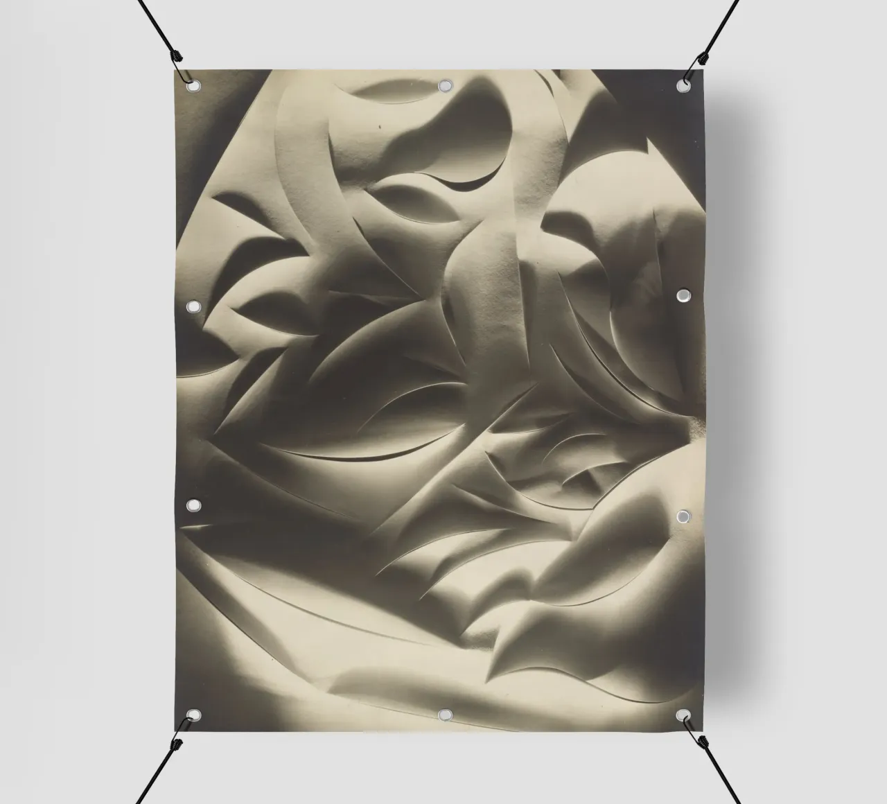 Cut-paper Abstraction telo in pvc da vintageshop