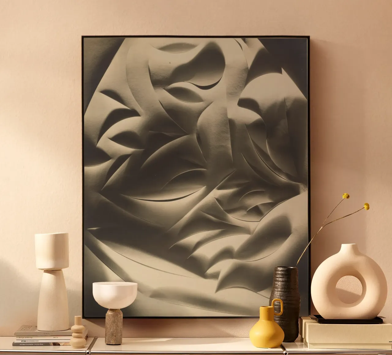 Cut-paper Abstraction plexiglass da vintageshop