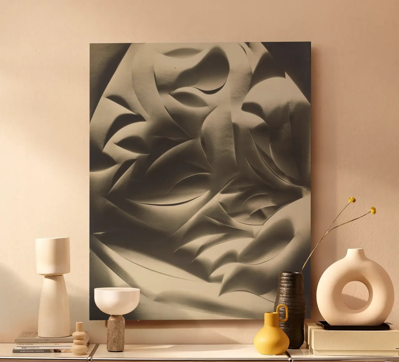 Cut-paper Abstraction alluminio dibond da vintageshop