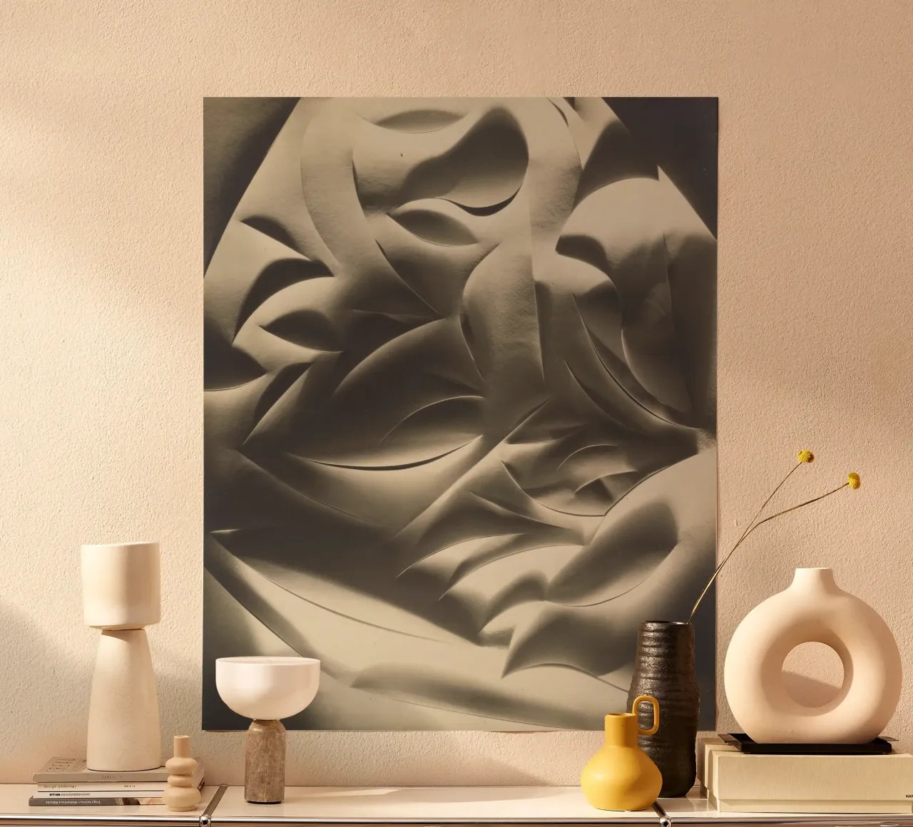Cut-paper Abstraction poster da vintageshop