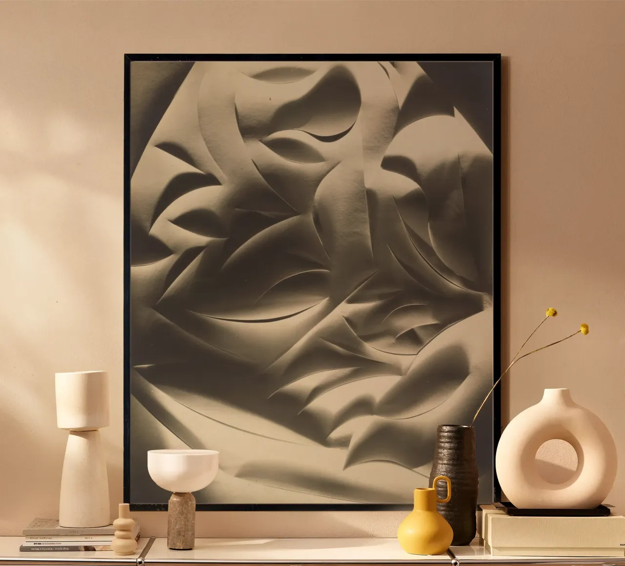Cut-paper Abstraction poster da vintageshop