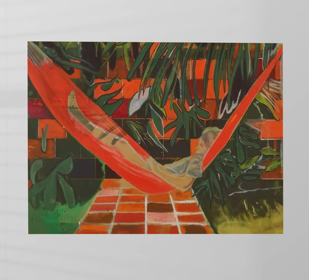Alice a Boscoe's, 2023 - Peter Doig pellicola backlit da Milfordpaint