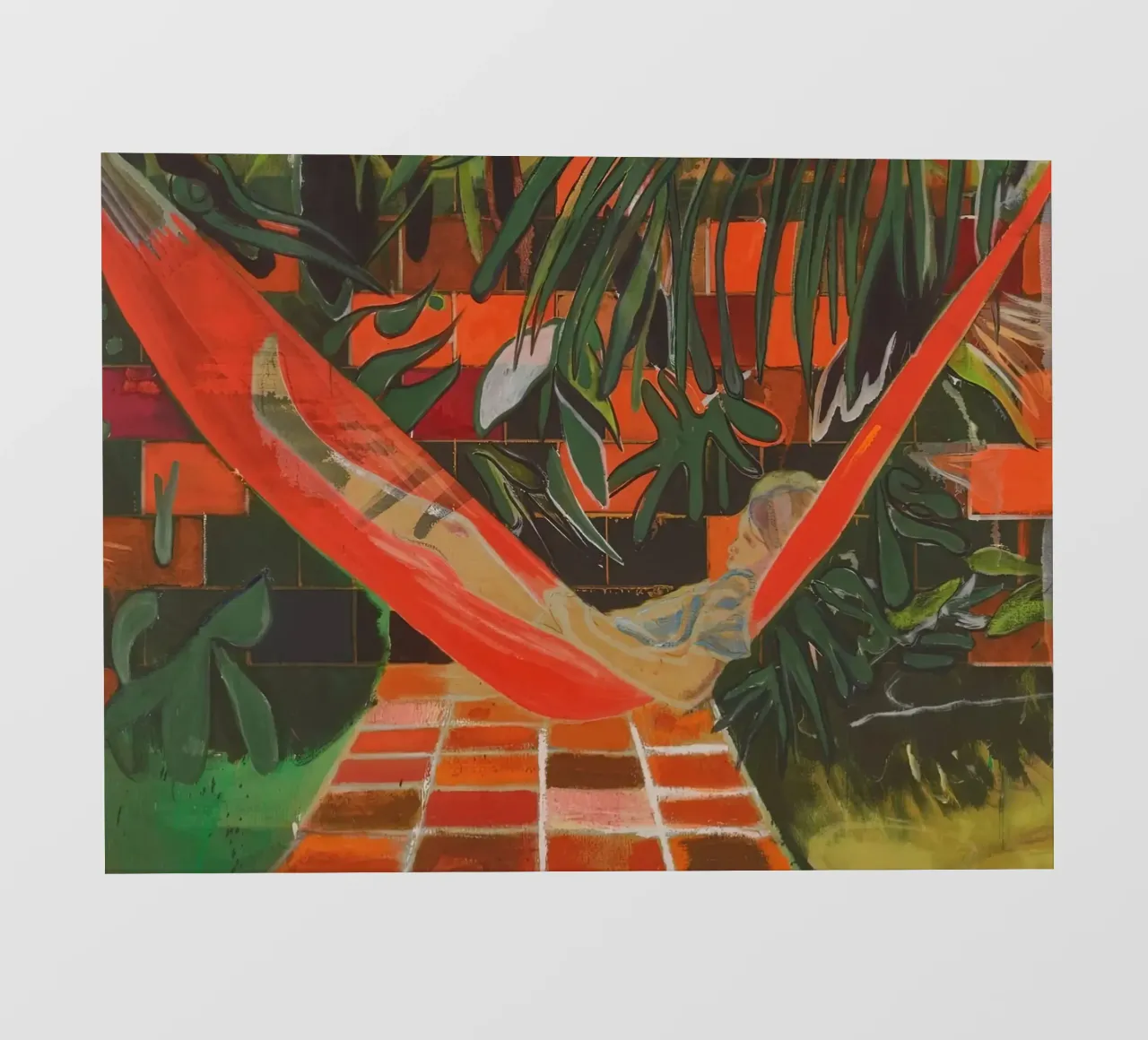 Alice a Boscoe's, 2023 - Peter Doig pellicola backlit da Milfordpaint