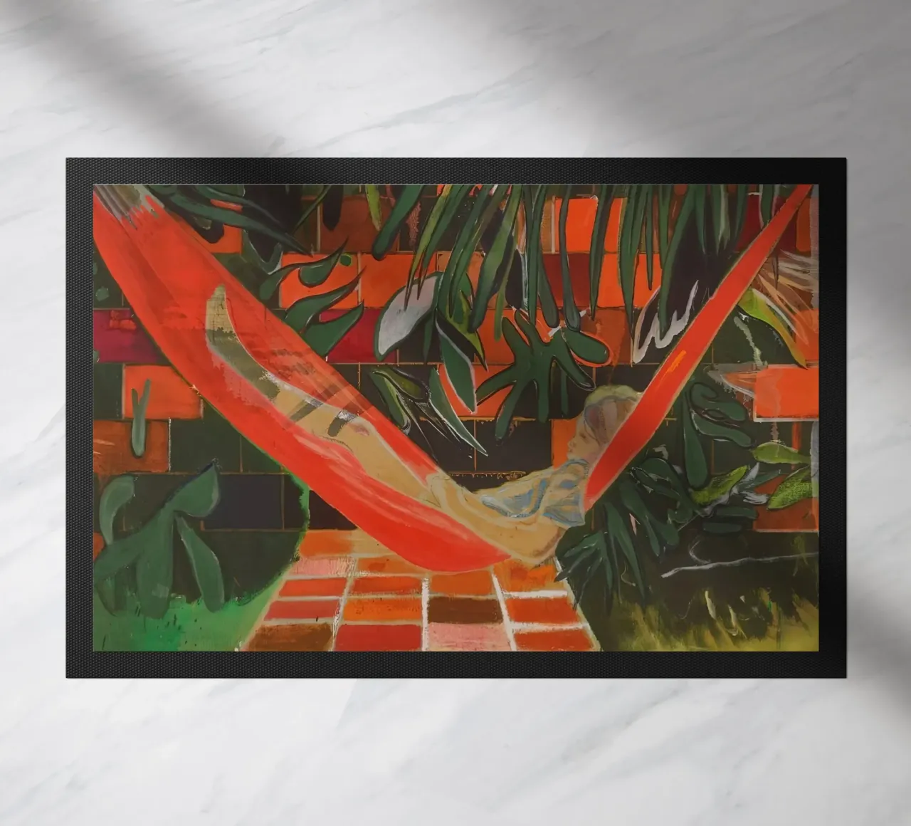 Alice a Boscoe's, 2023 - Peter Doig zerbino da Milfordpaint