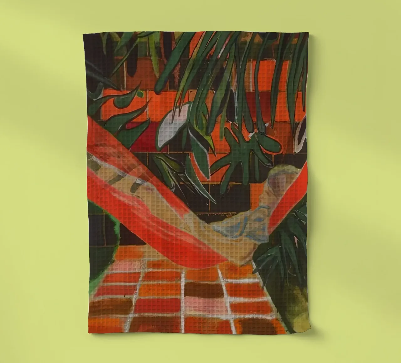 Alice a Boscoe's, 2023 - Peter Doig canovaccio da cucina da Milfordpaint