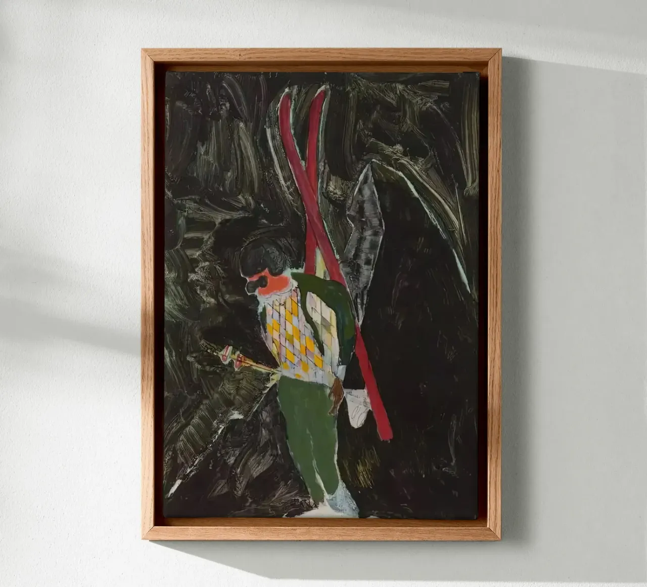 Notte degli Alpini, 2022 - Peter Doig tela con Cornice a cassetta da Milfordwings