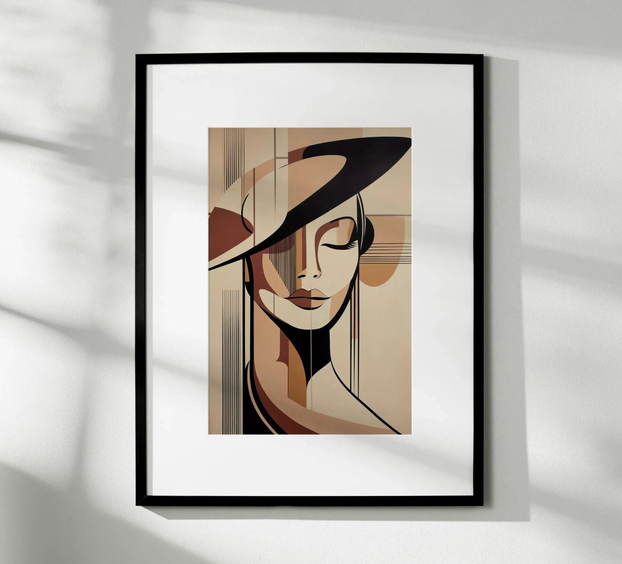 Abstract woman poster by Imagine
