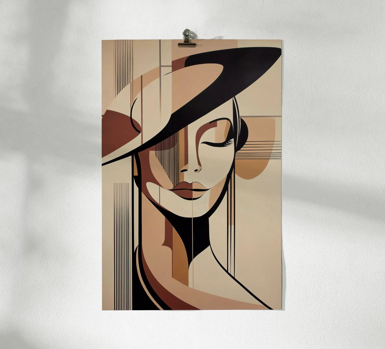 Abstract woman poster by Imagine