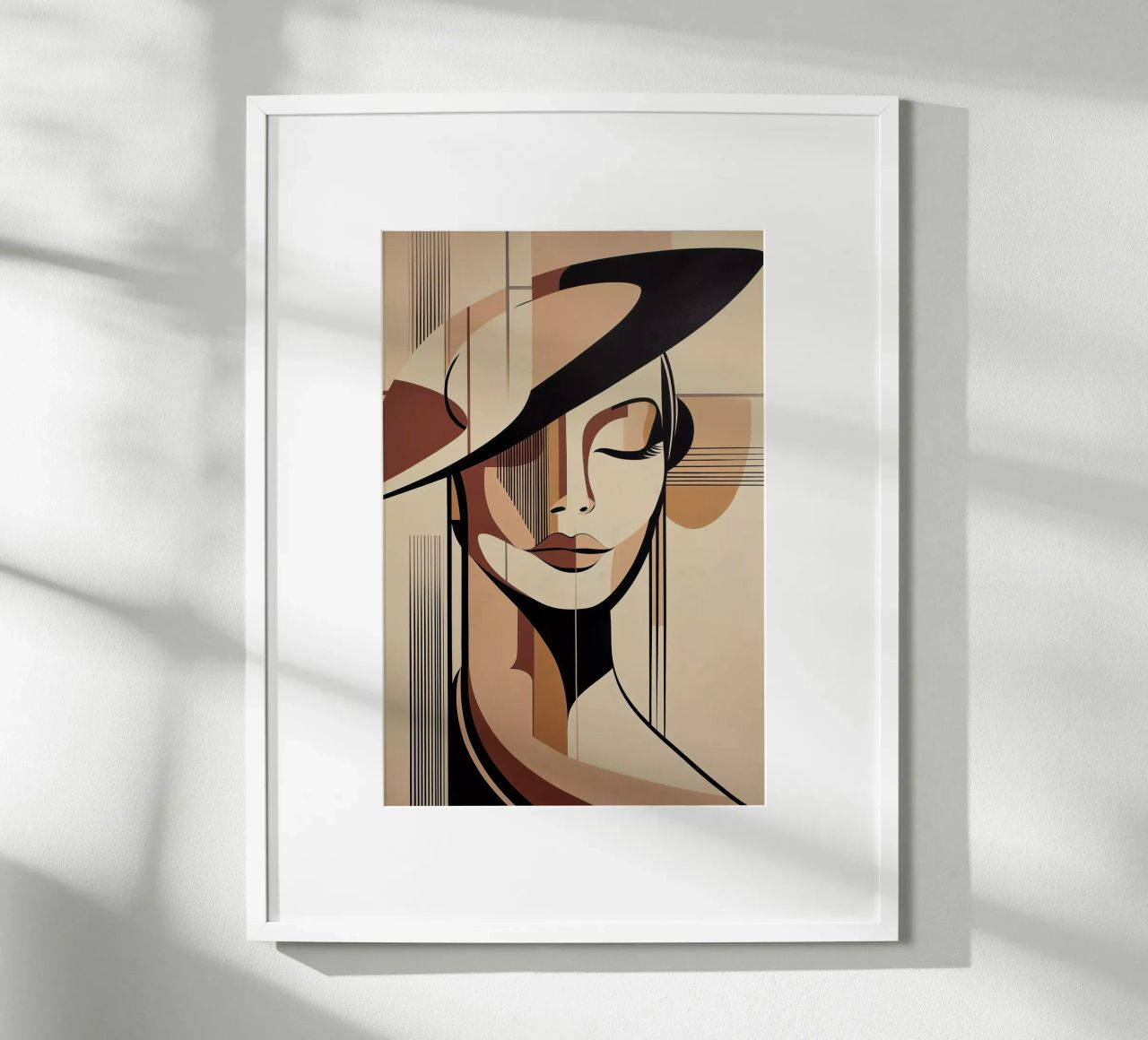 Abstract woman poster by Imagine