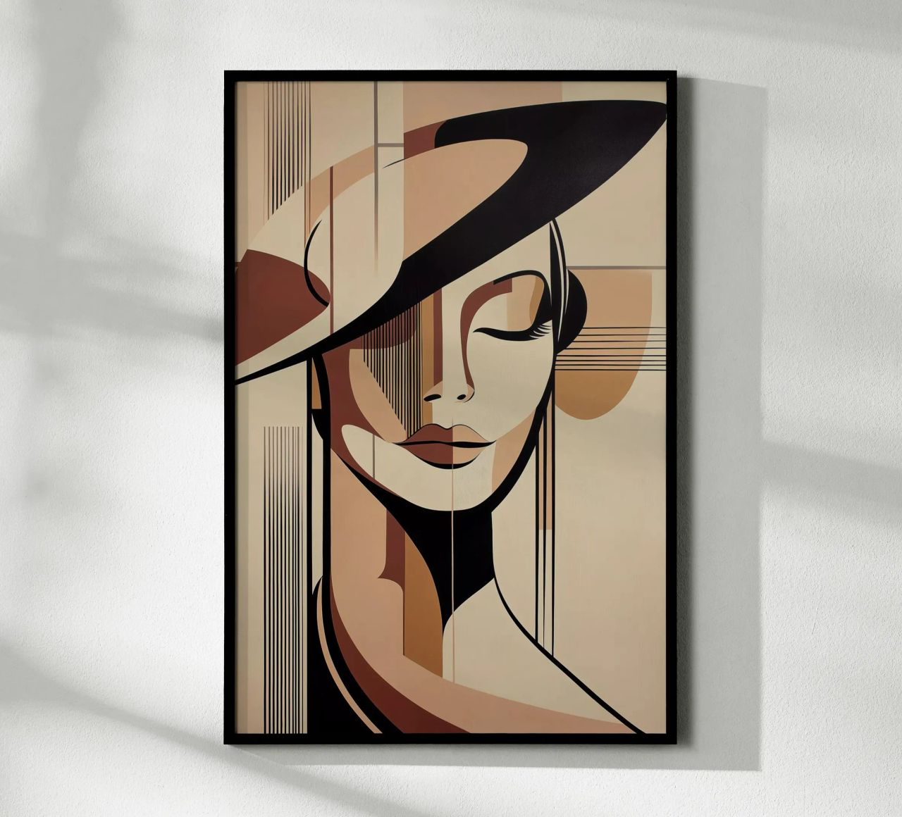 Abstract woman poster by Imagine