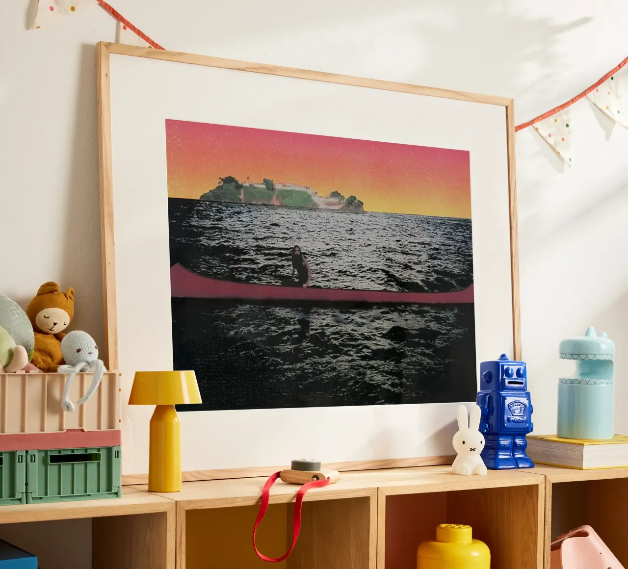 Isola delle canoe, 2000 - Peter Doig poster da Milfordwings