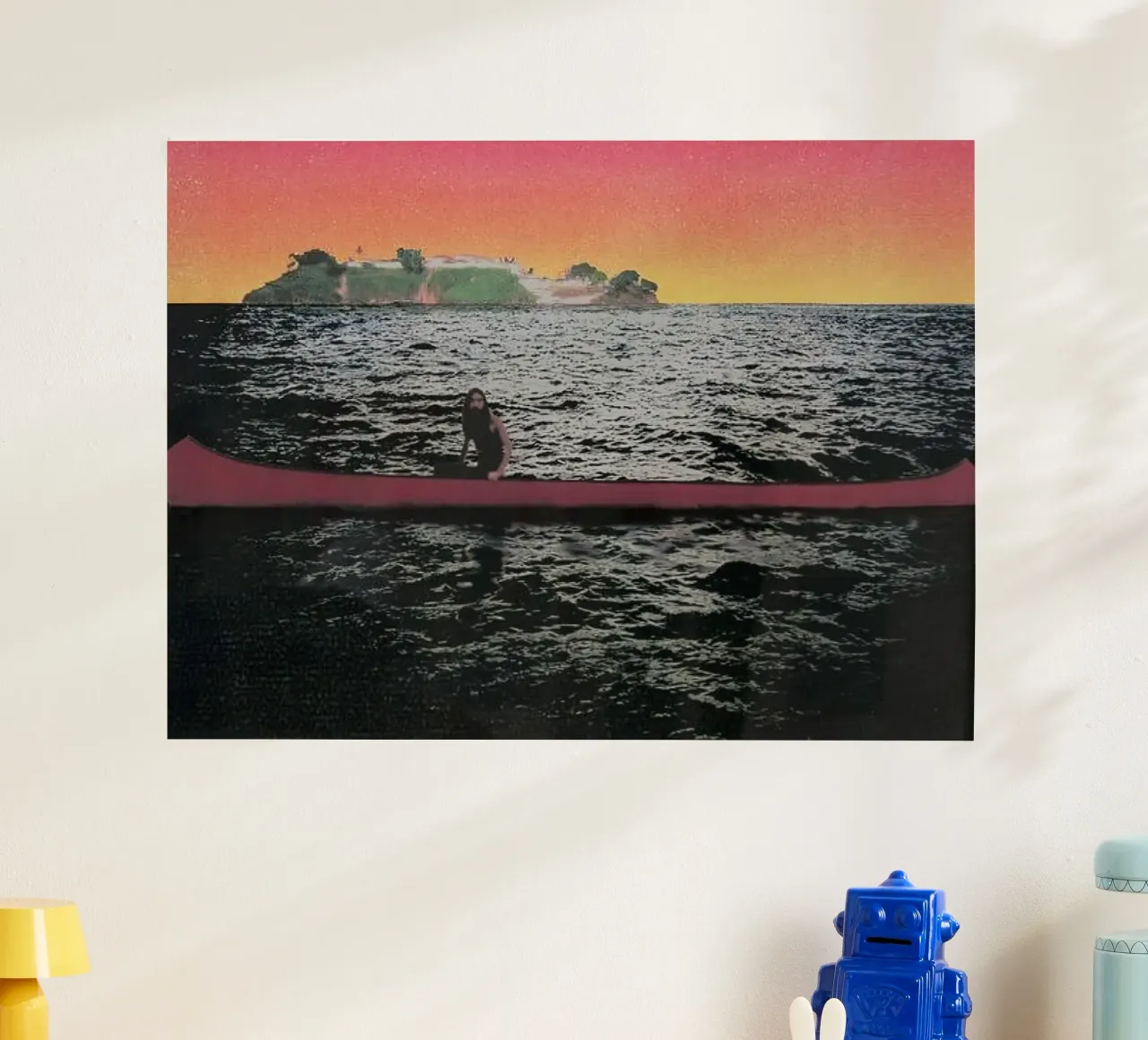 Isola delle canoe, 2000 - Peter Doig poster da Milfordwings