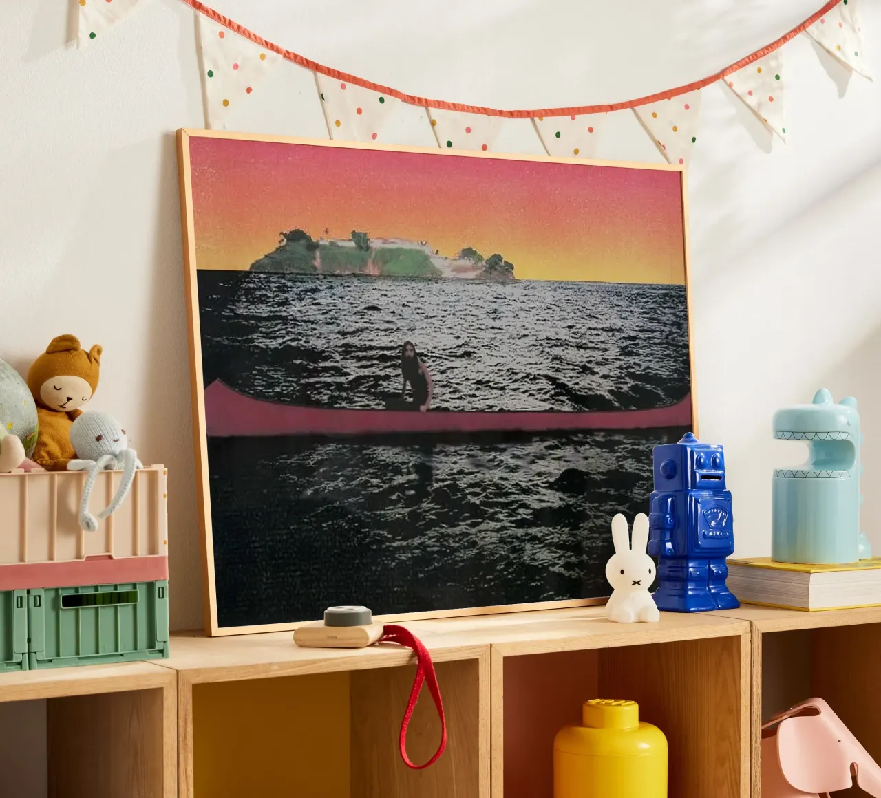 Isola delle canoe, 2000 - Peter Doig poster da Milfordwings
