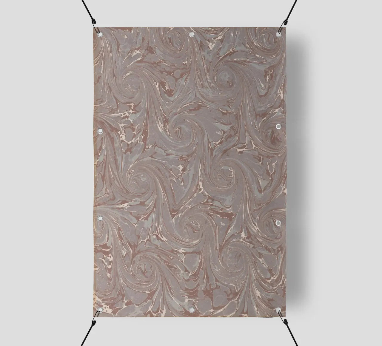 Marbled Paper Flyleaf telo in pvc da vintageshop