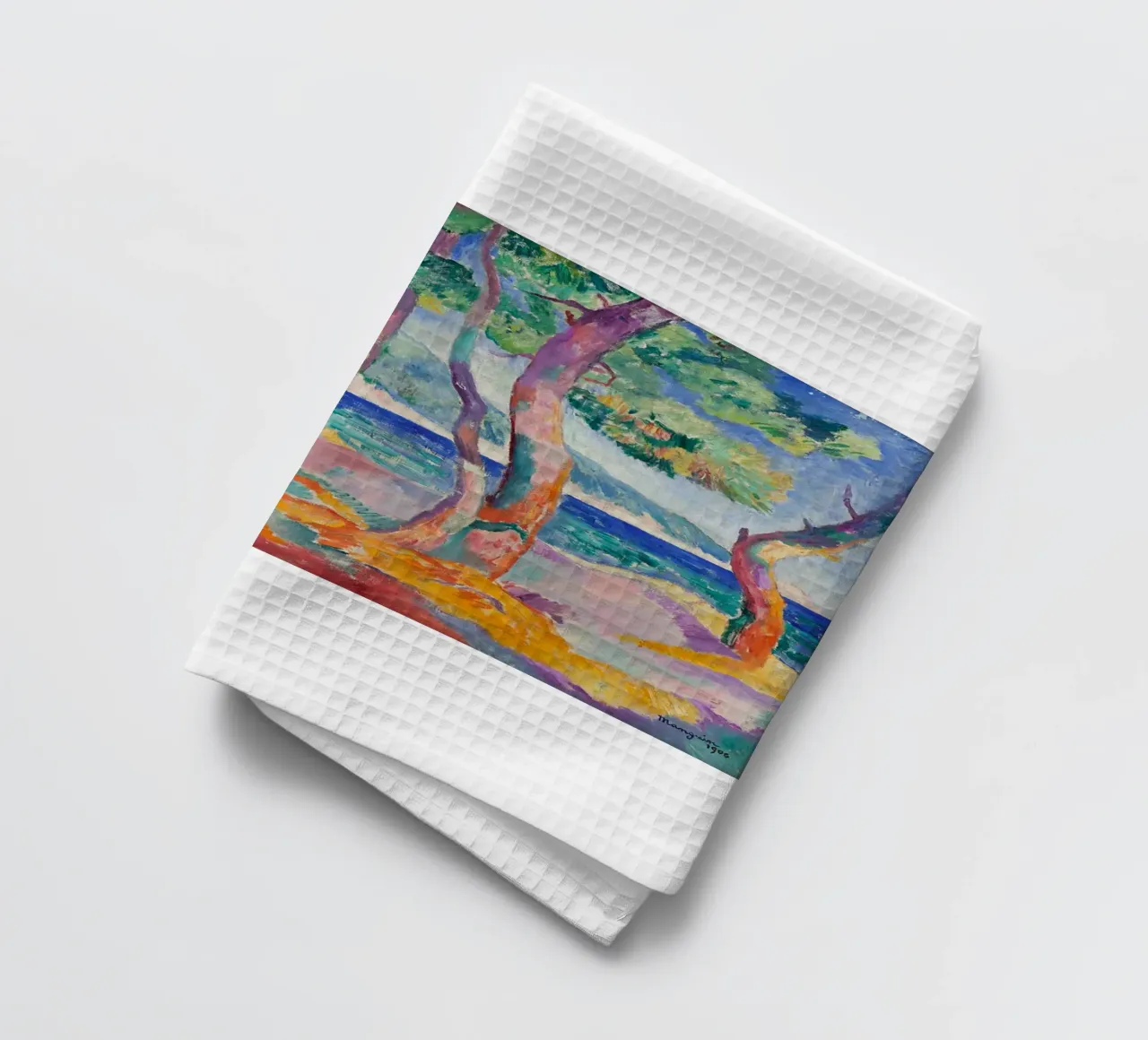 vue du littoral torchon de briyan shop