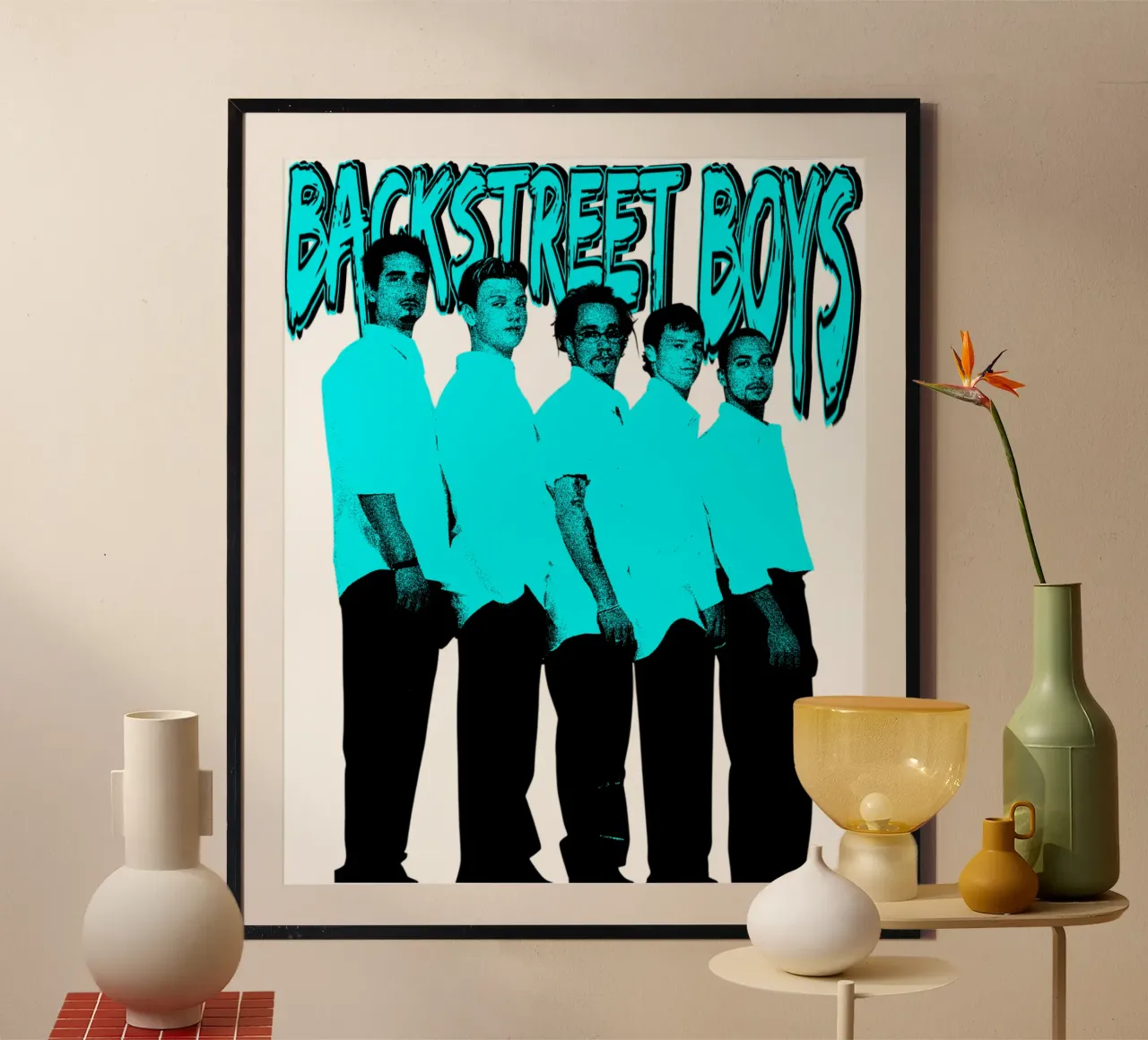 Grunge Style Pop Boy Backstreet Boys Poster von igoshdesigns