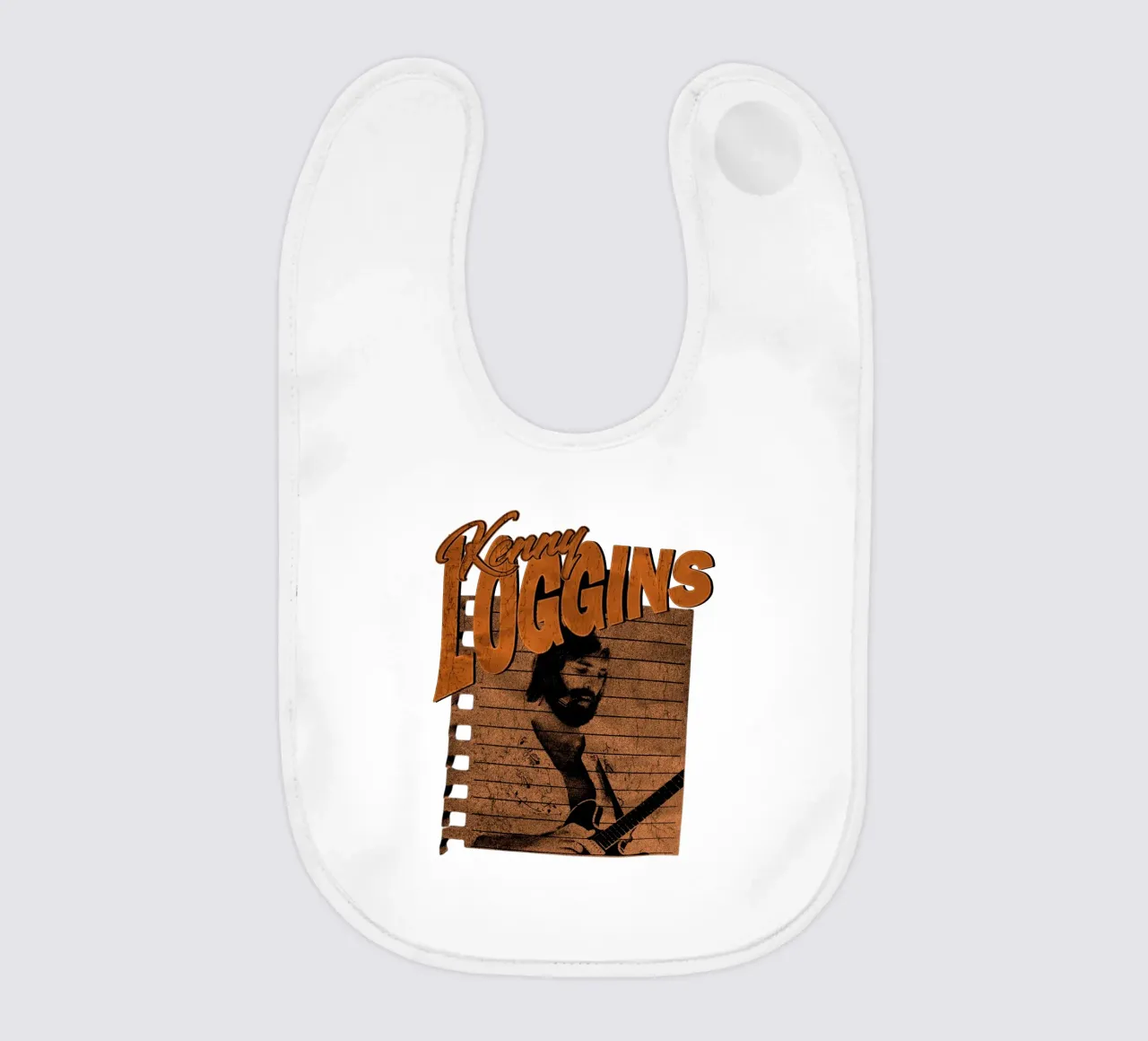Silhouette Pop Kenny Loggins bavaglino da mannys_artt