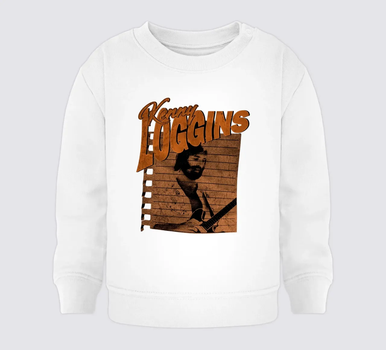 Silhouette Pop Kenny Loggins felpa neonato da mannys_artt