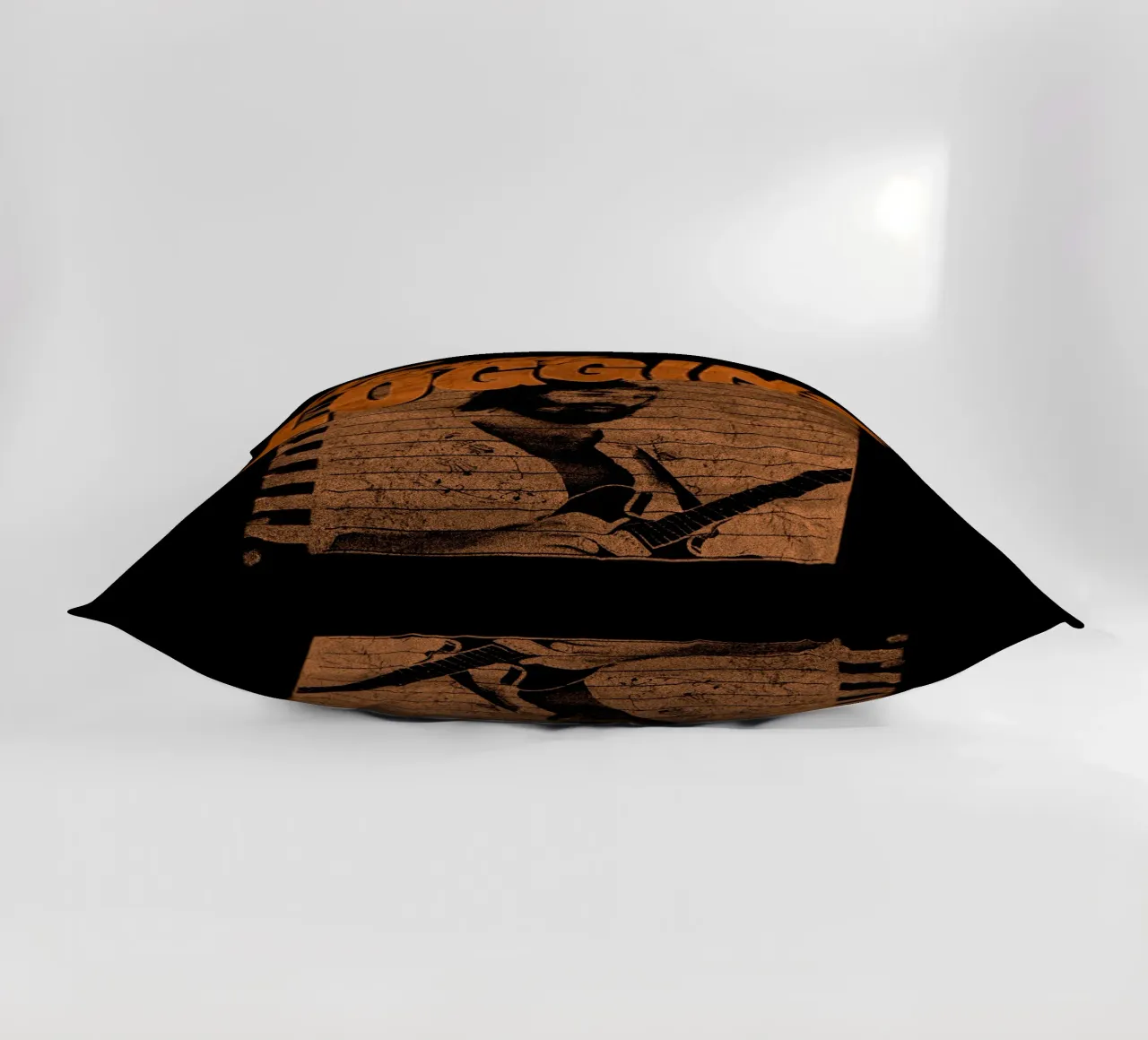 Silhouette Pop Kenny Loggins cuscino da mannys_artt