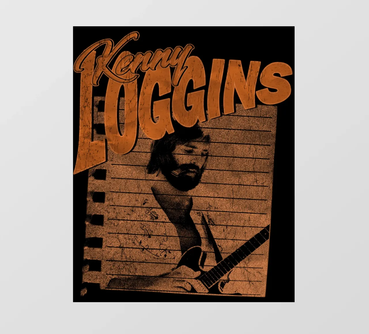 Silhouette Pop Kenny Loggins telo in pvc da mannys_artt