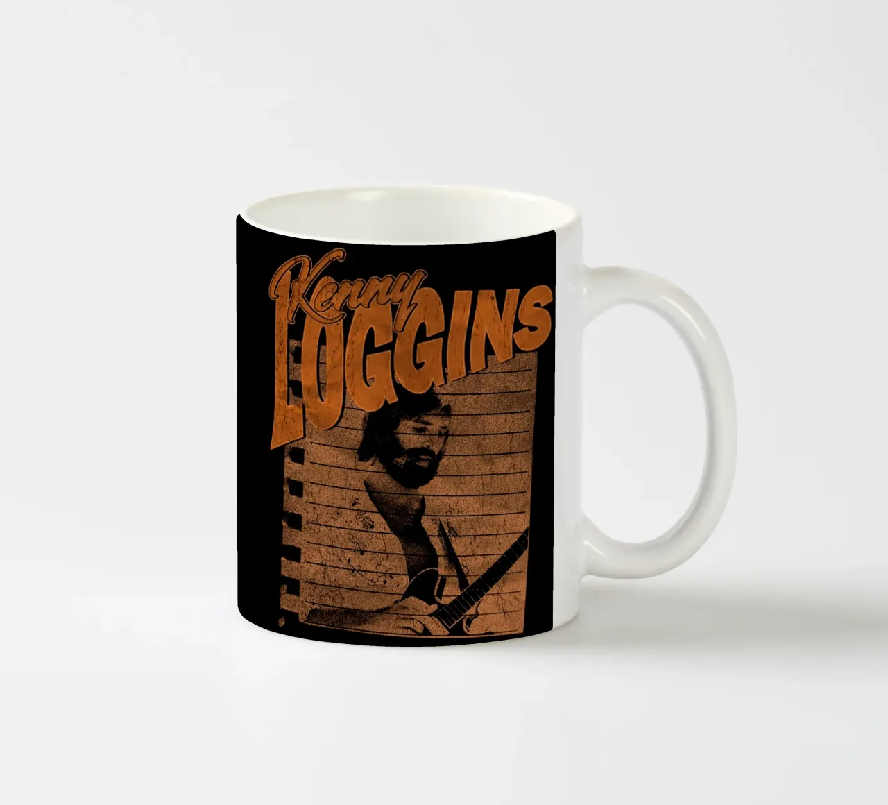 Silhouette Pop Kenny Loggins tazza in ceramica da mannys_artt
