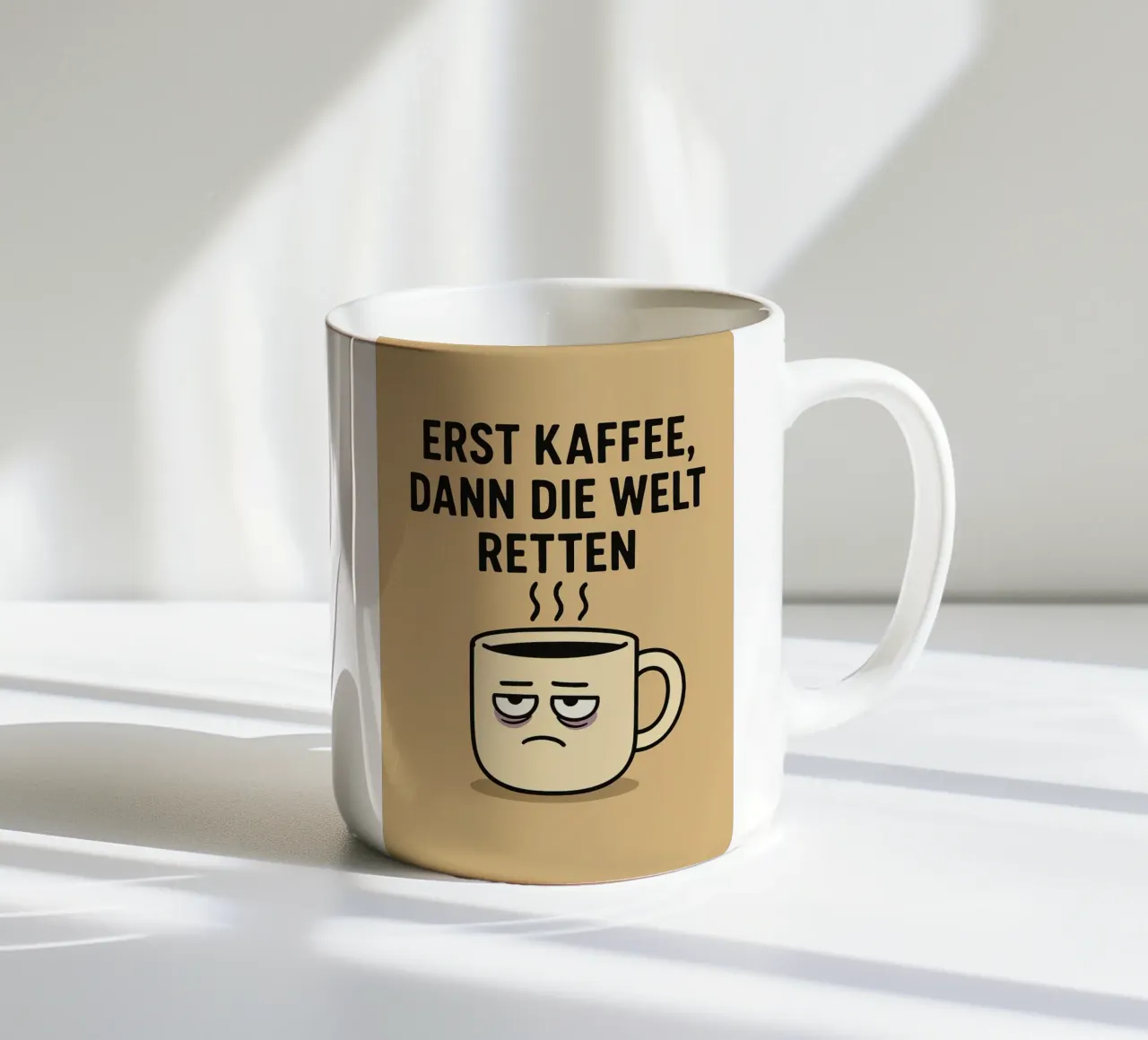 Kaffee Morgenmuffel tazza in ceramica da Alina