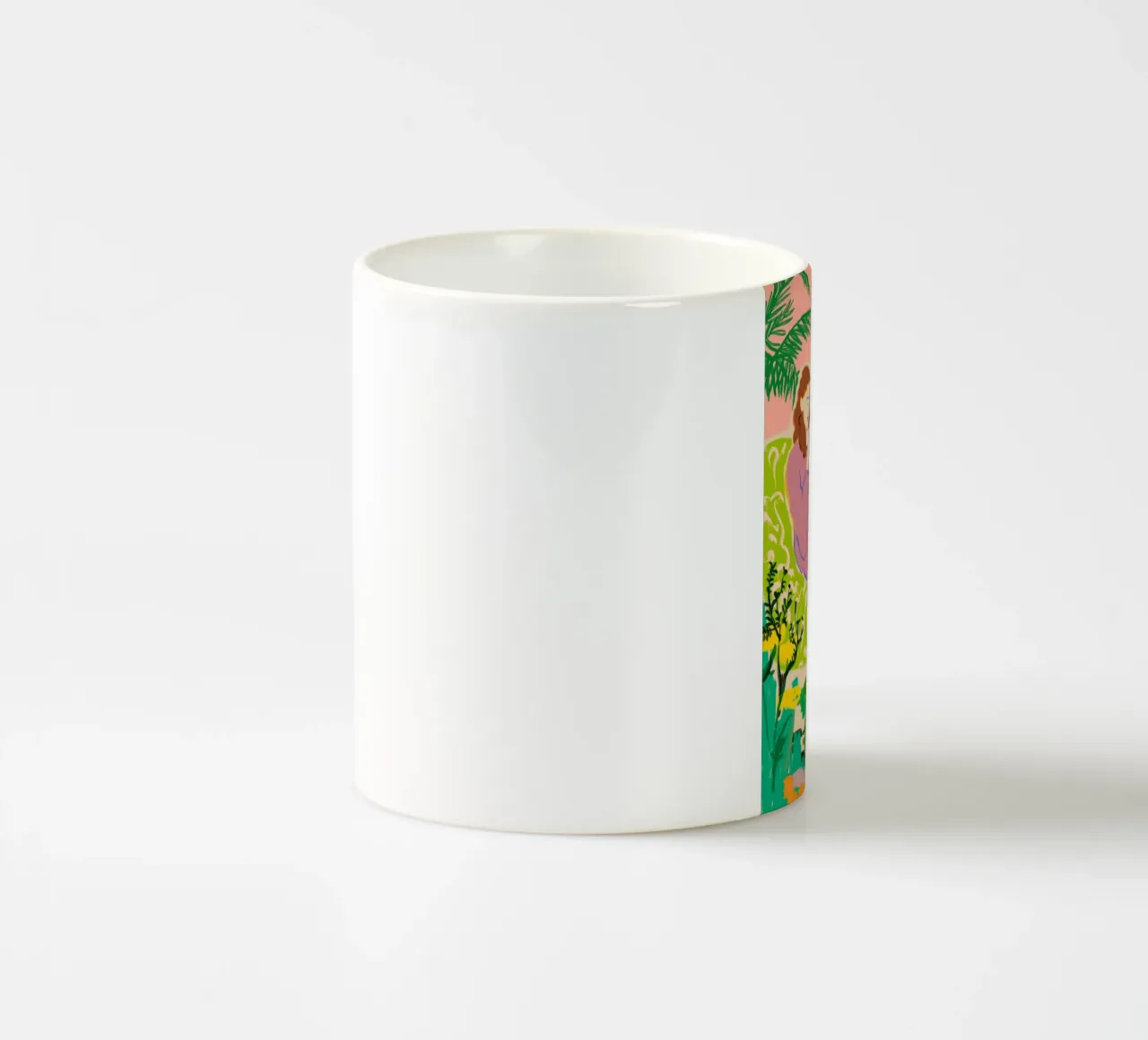 CAFFÈ IN UN GIARDINO FRESCO tazza in ceramica da Sandra Poliakov
