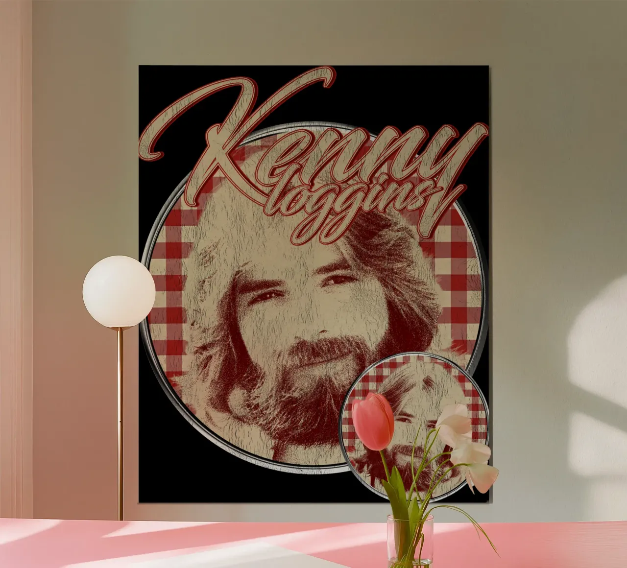 Grunge Rock Band Kenny Loggins poster da mannys_artt