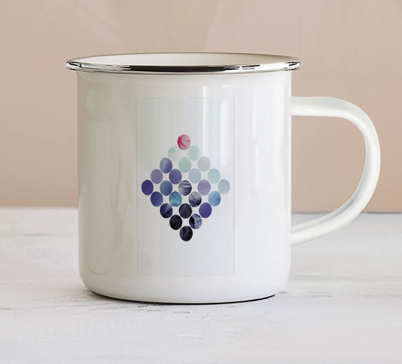 Bad Vibe X tazza in smalto da David Head