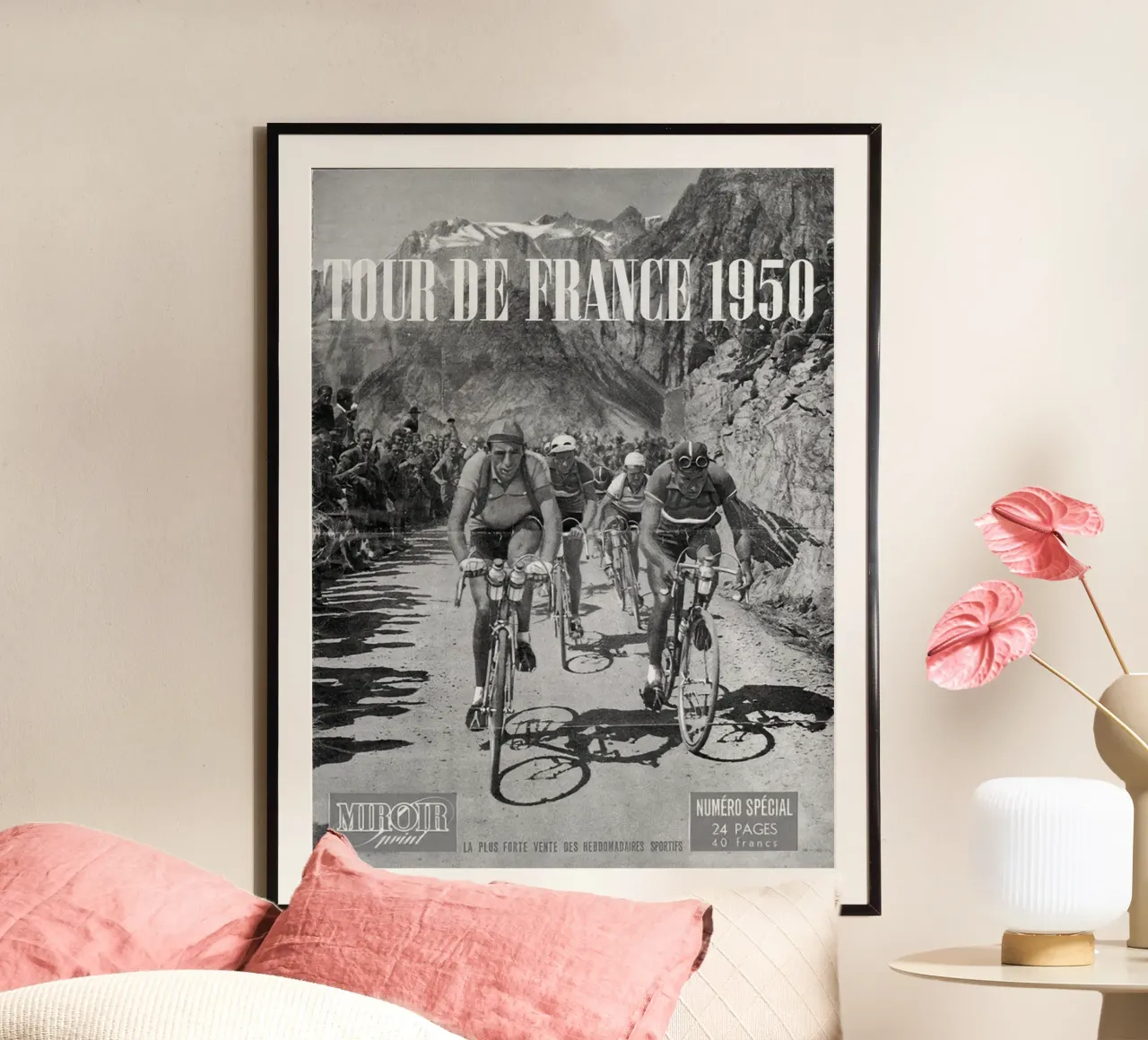 Wettkämpfe in bergigem Terrain Poster von addelia shope