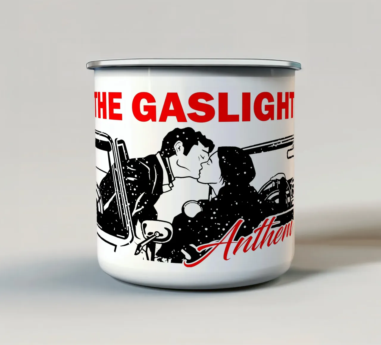 Silhouette Indle The Gaslight Anthem tazza in smalto da eliouxence