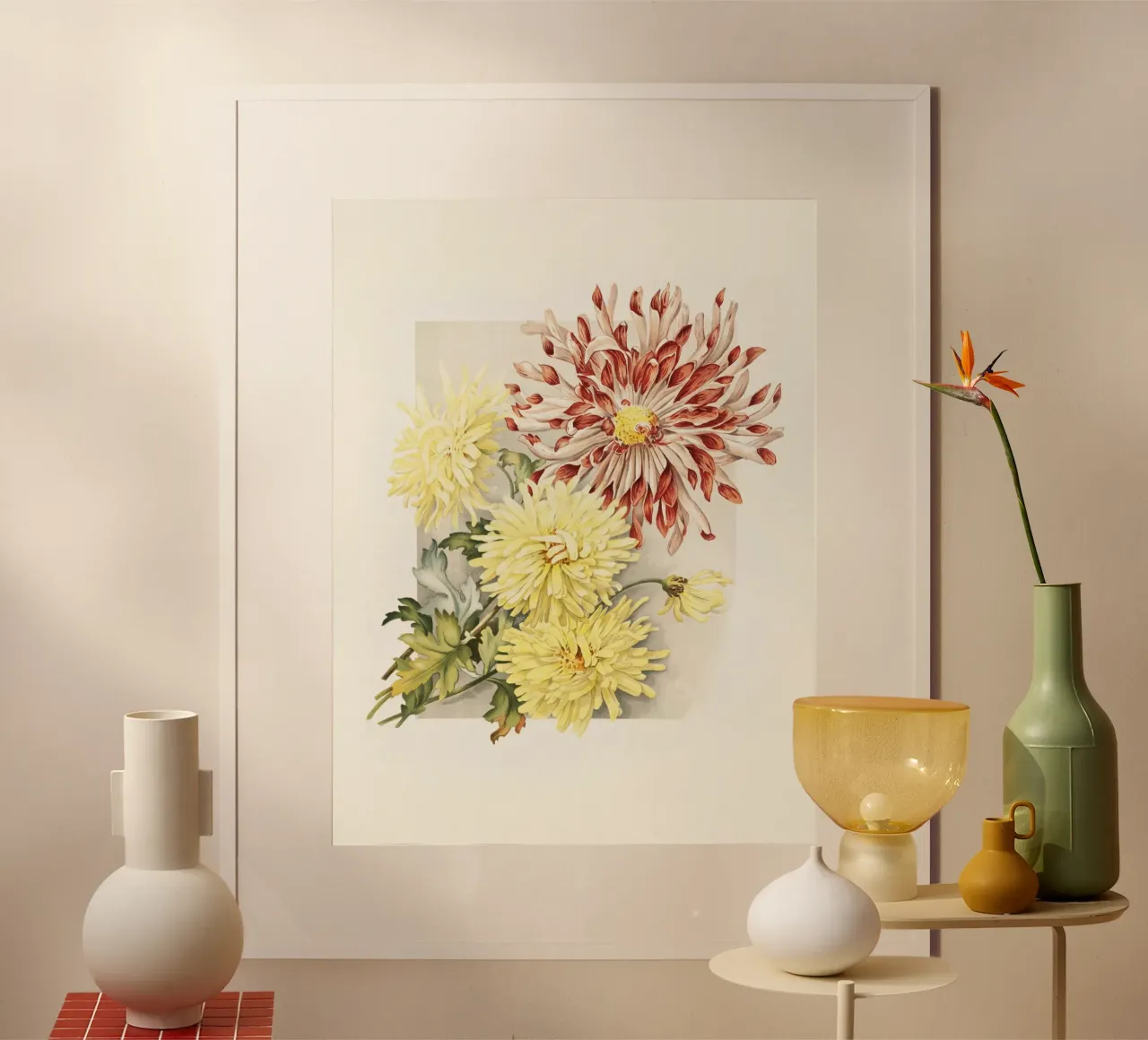 Chrysanthemums poster da apoloprints