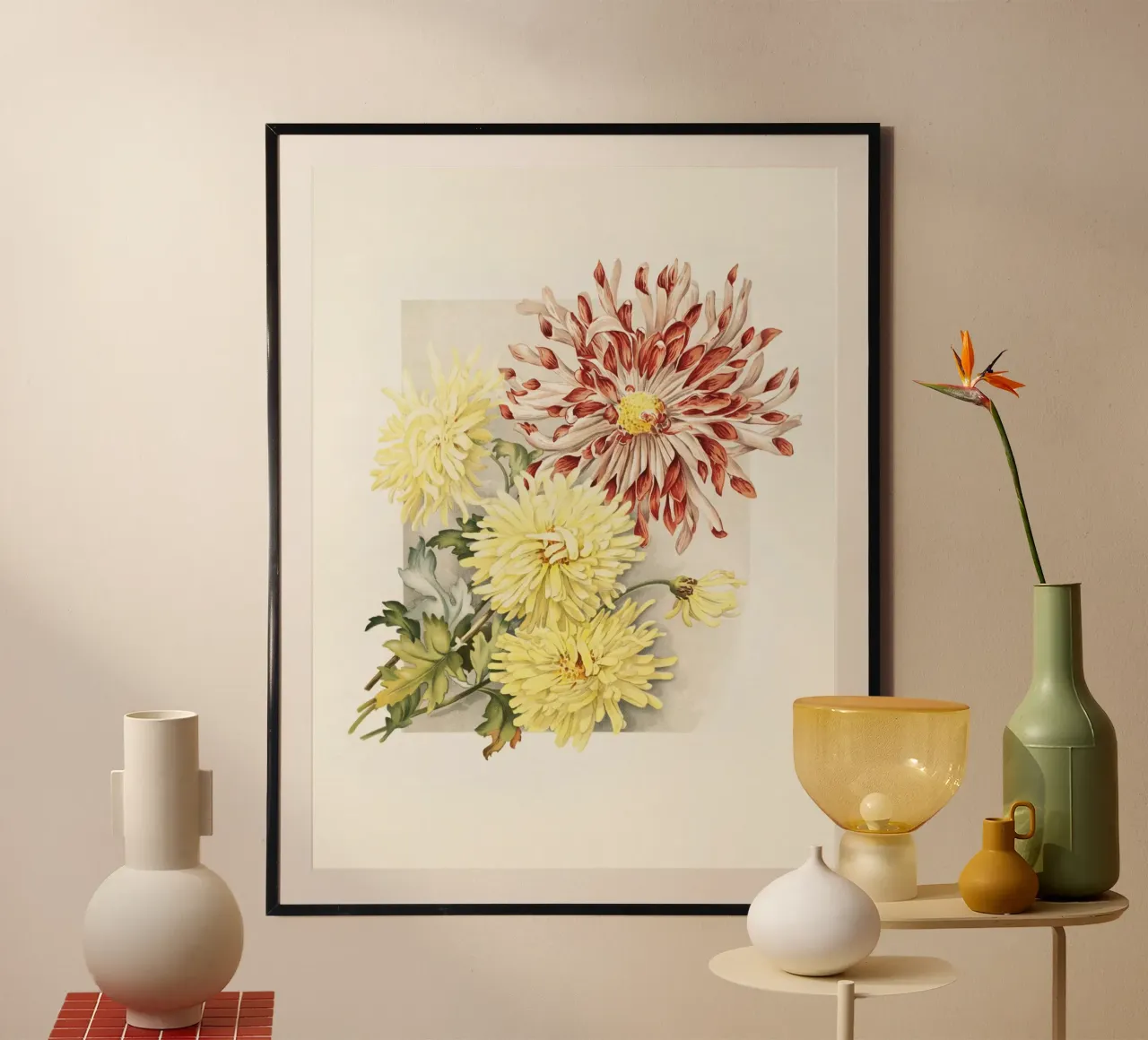 Chrysanthemums poster da apoloprints