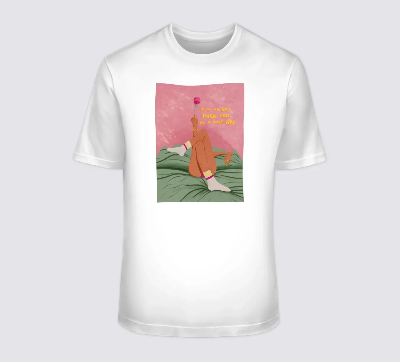 How to say... t-shirt da Illustration Raissa Oltmanns