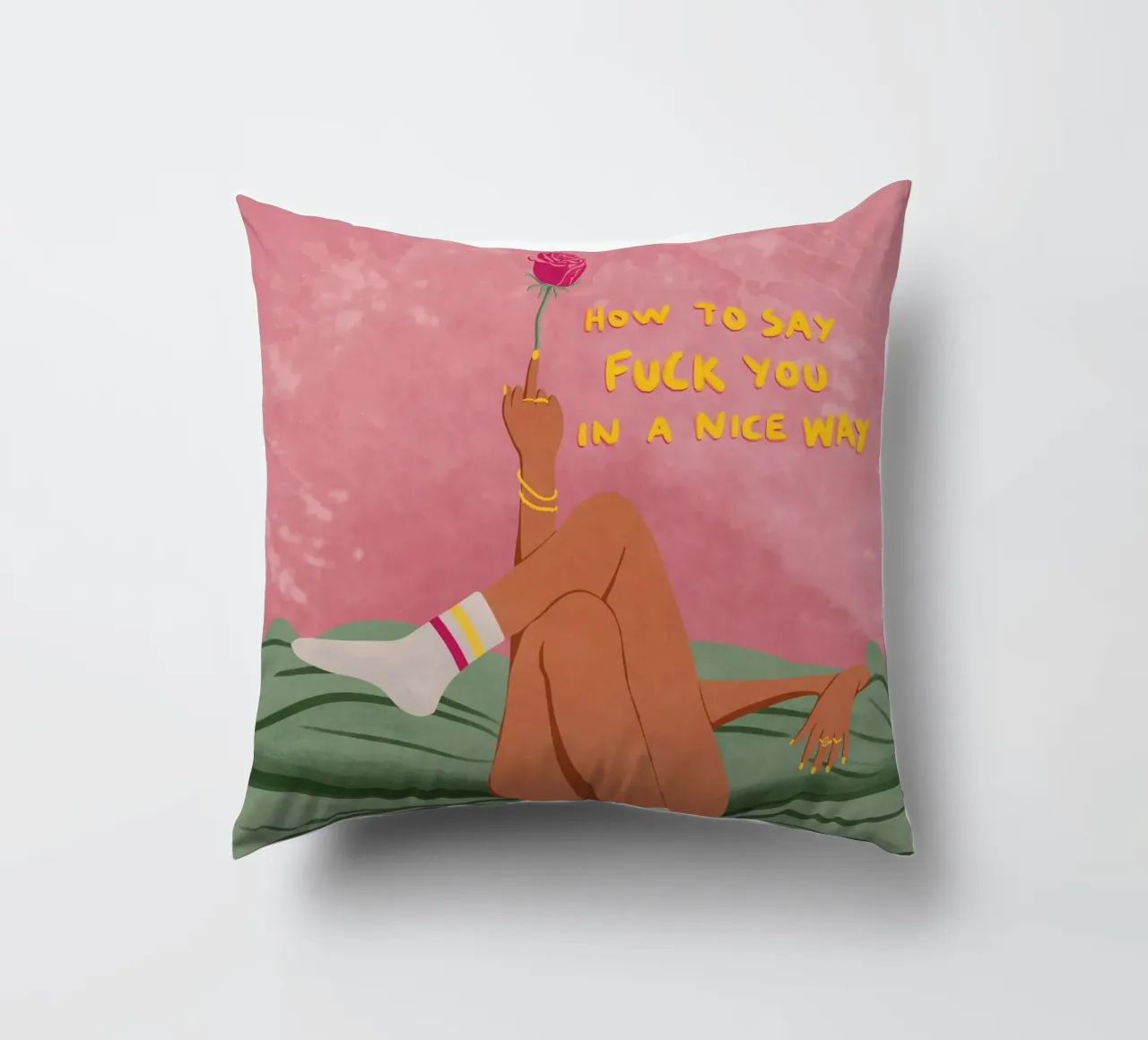 How to say... cuscino da Illustration Raissa Oltmanns