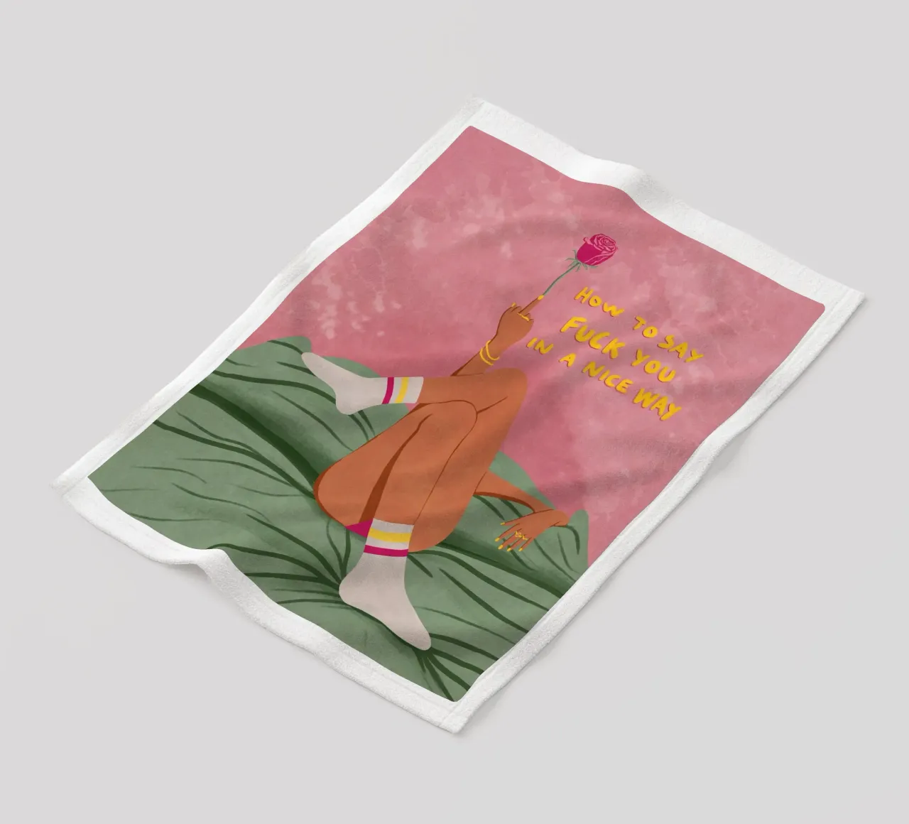 How to say... coperta in pile da Illustration Raissa Oltmanns