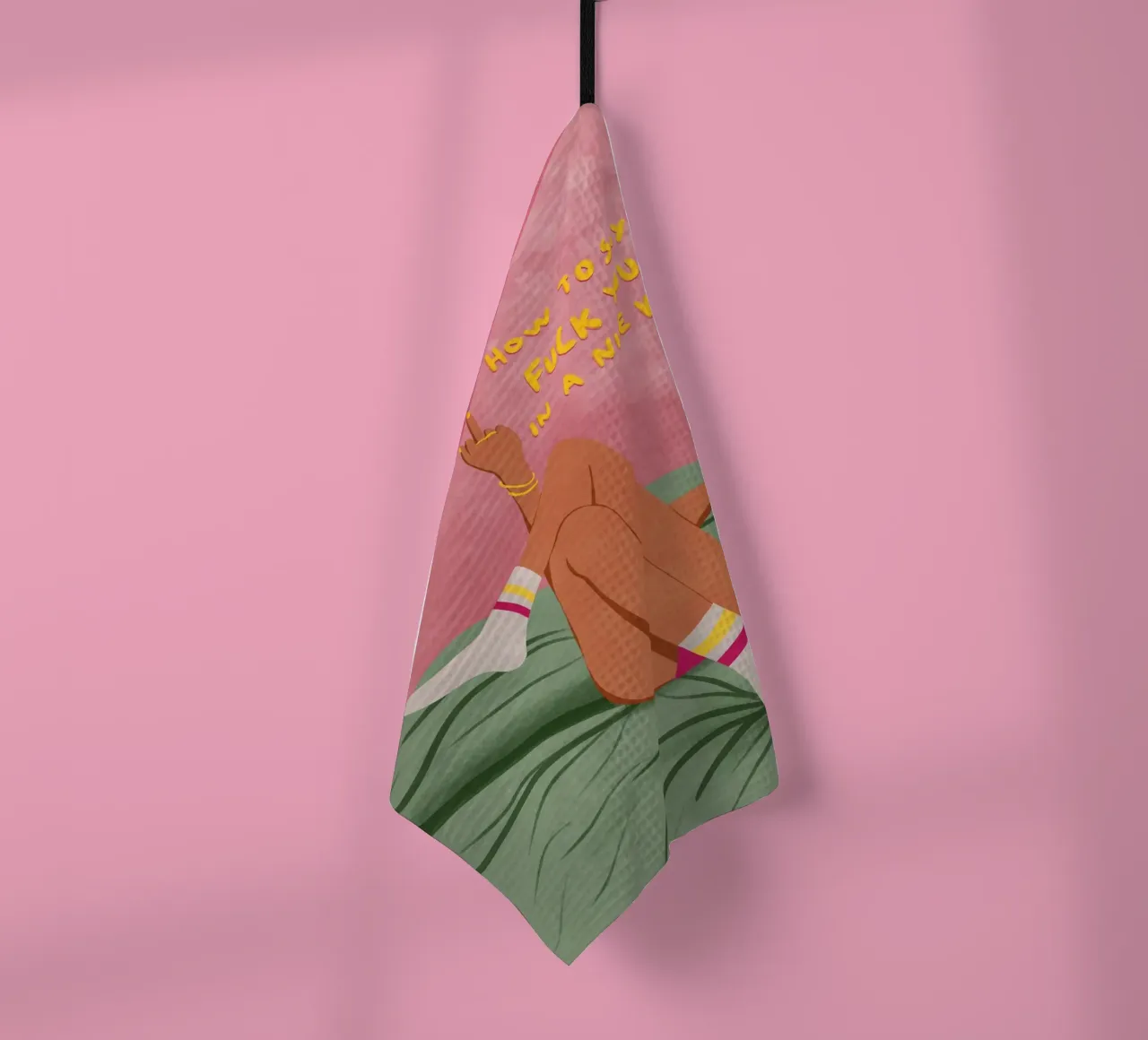 How to say... canovaccio da cucina da Illustration Raissa Oltmanns
