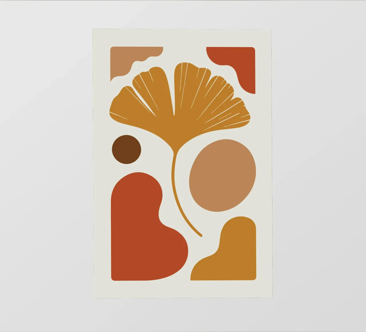 Ginkgo Leaf 1 telo in pvc da LisaArtes