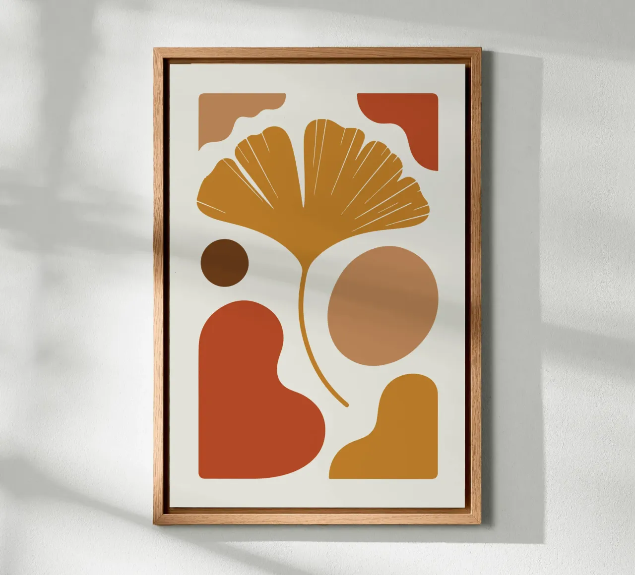 Ginkgo Leaf 1 alluminio dibond da LisaArtes