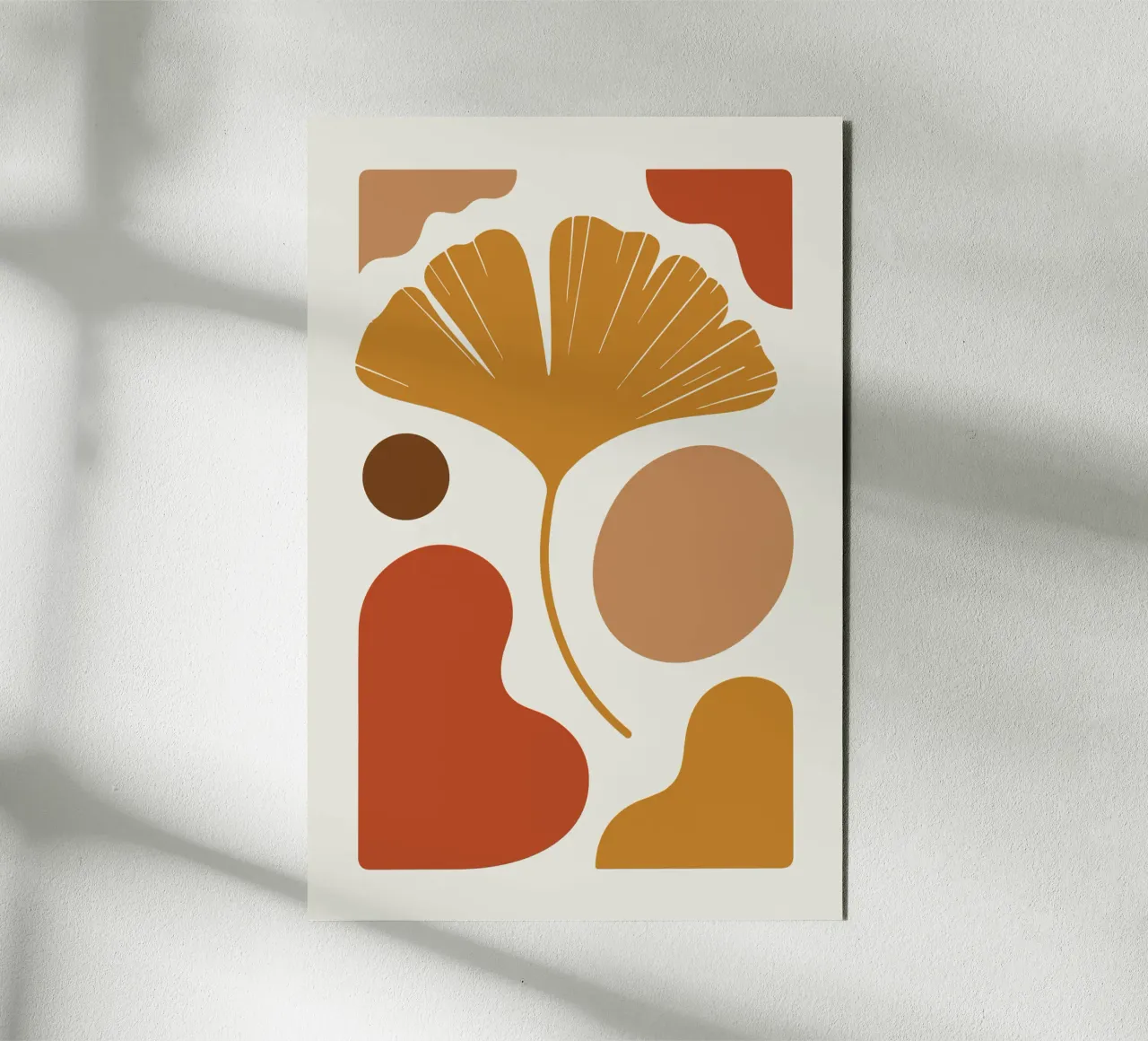 Ginkgo Leaf 1 alluminio dibond da LisaArtes