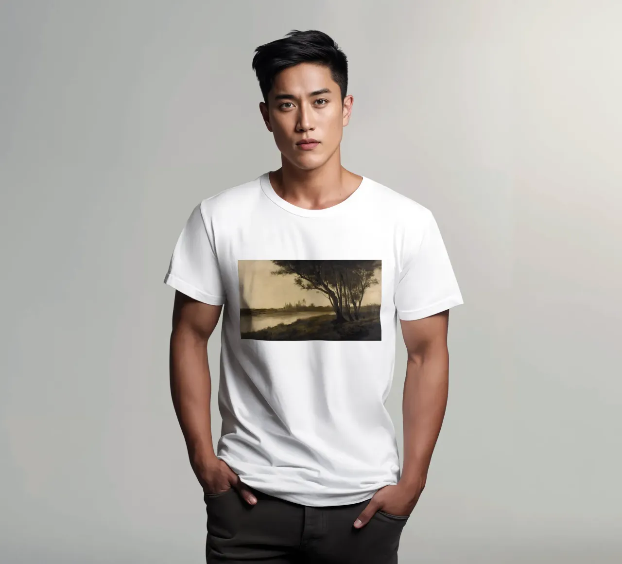 Landscape with Trees t-shirt da apoloprints