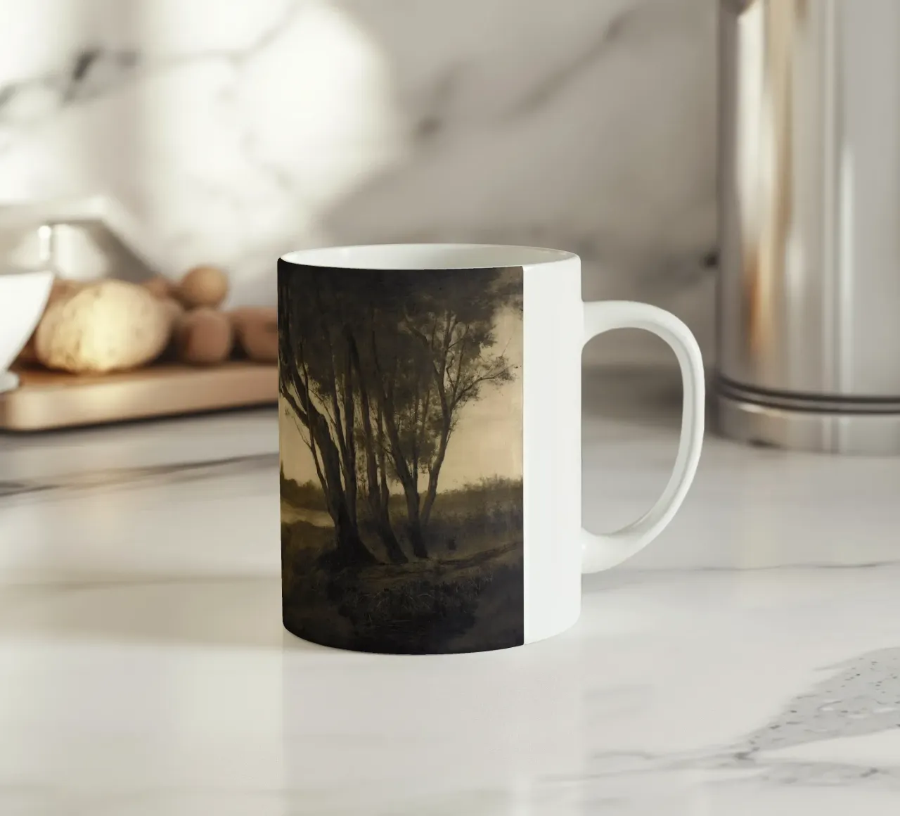 Landscape with Trees tazza in ceramica da apoloprints