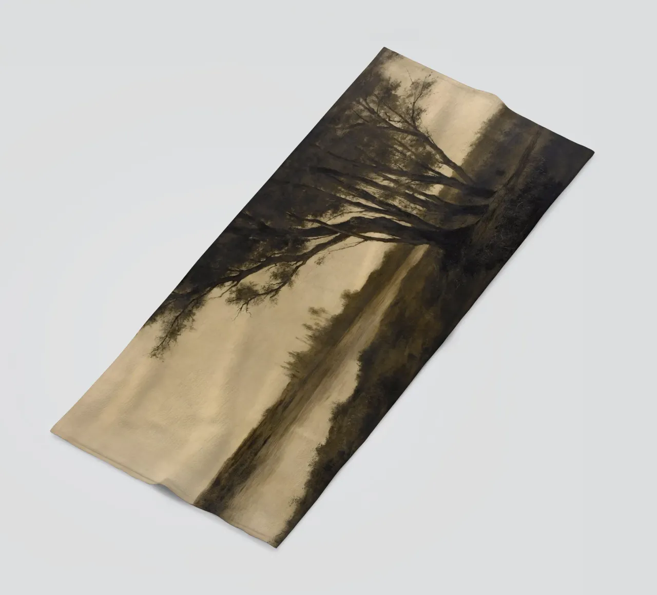 Landscape with Trees telo mare da apoloprints