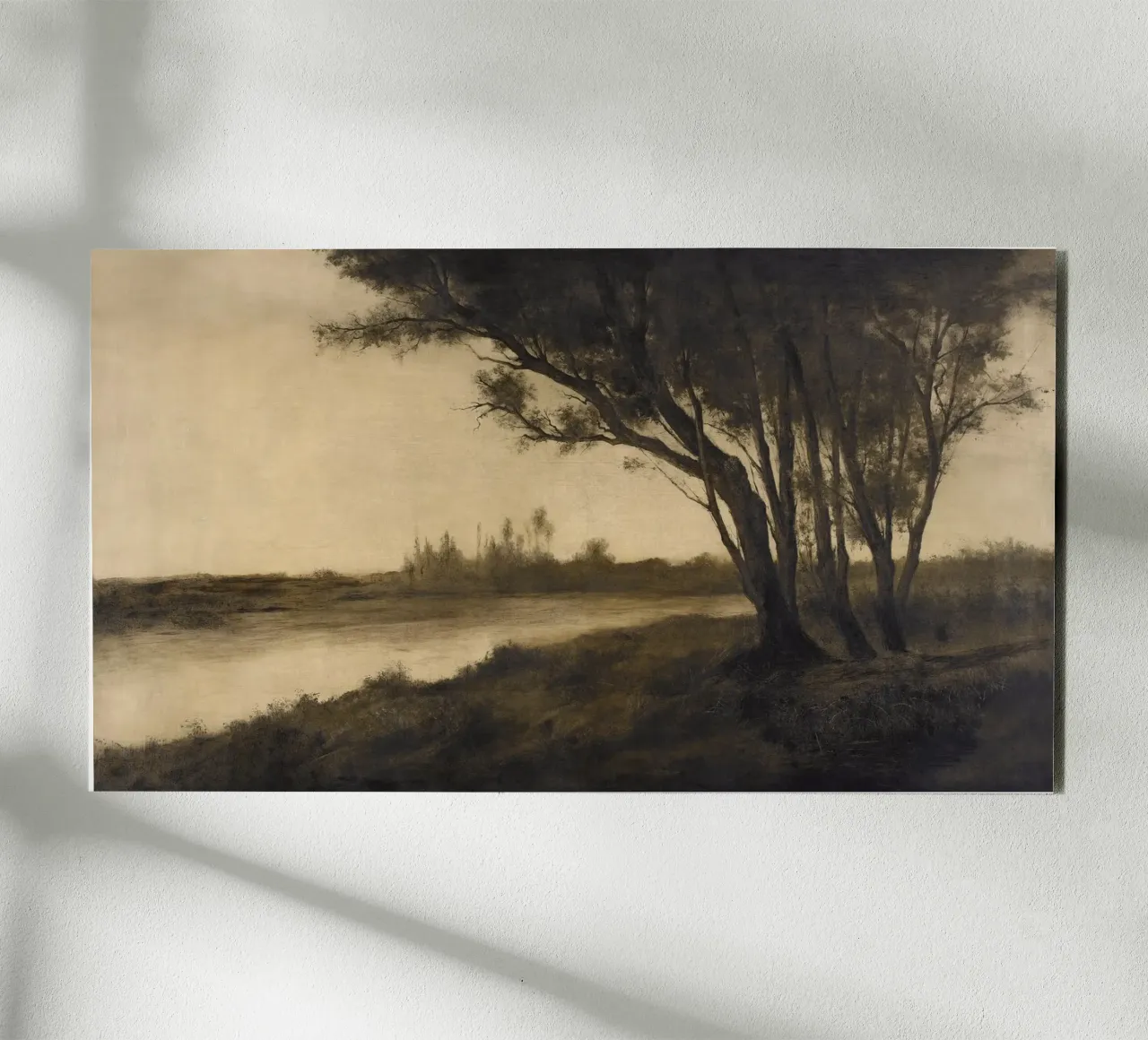 Landscape with Trees alluminio dibond da apoloprints