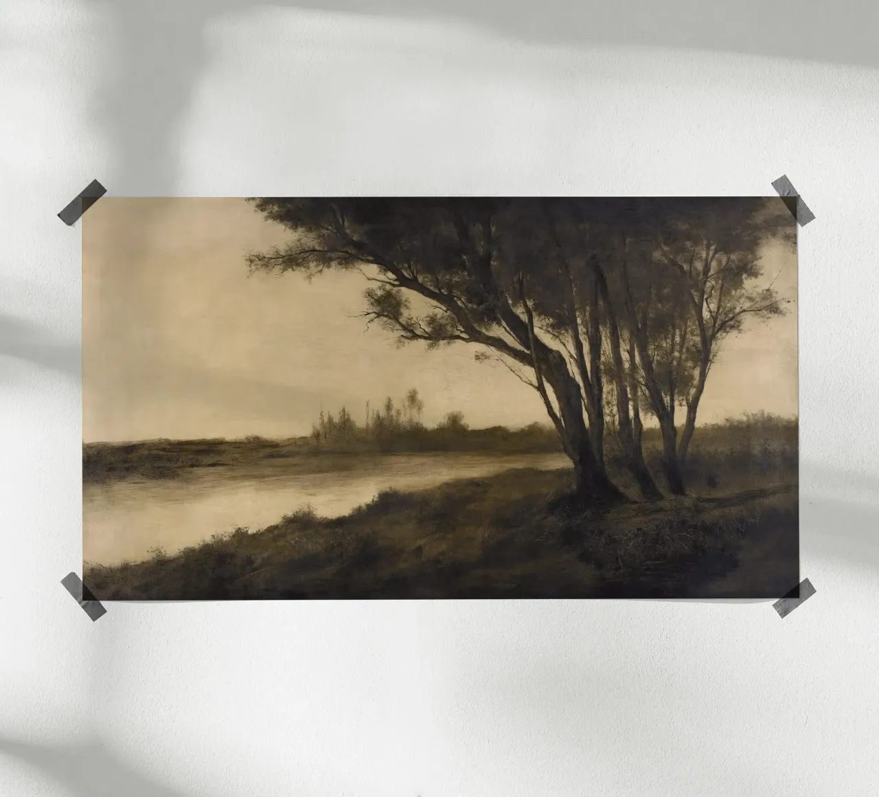 Landscape with Trees poster da apoloprints